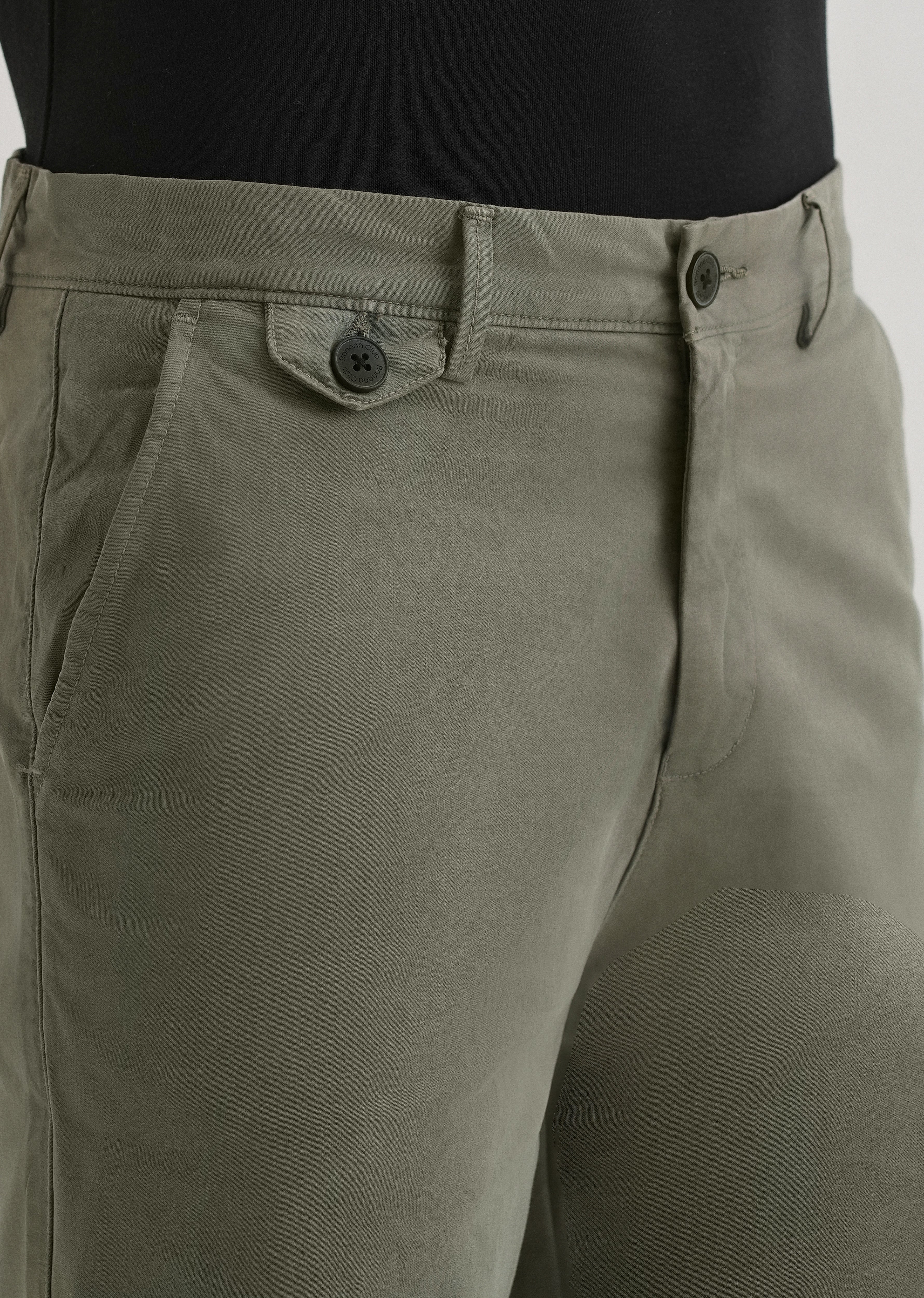 Sage Green Cotton Shorts