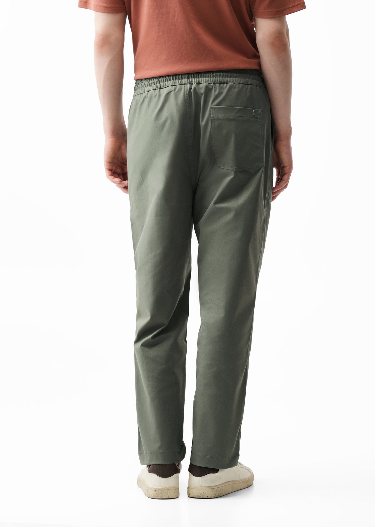 Sage Green Relaxed Drawstring Trouser