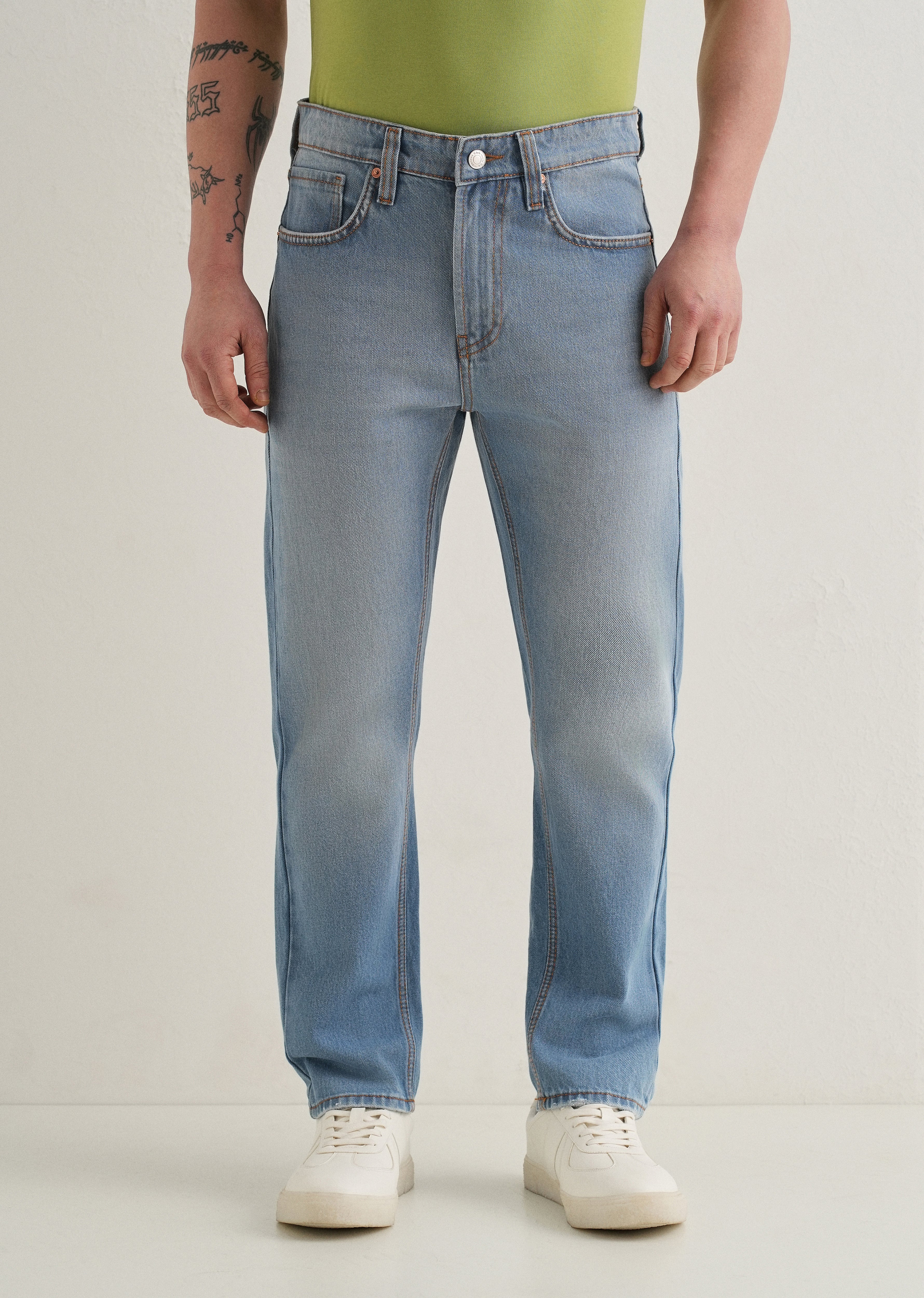 Sea Blue Slim fit Jeans