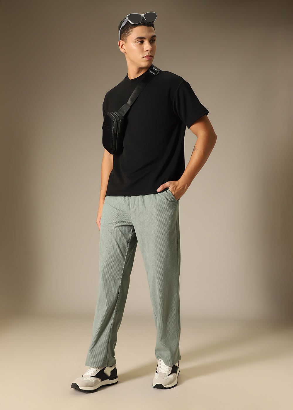 Sea Green Corduroy Pant