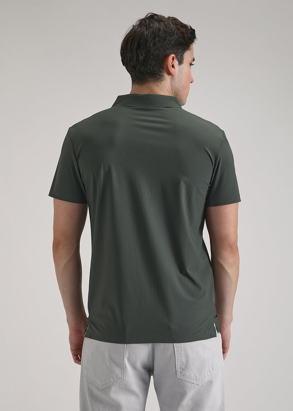 Self Green Stitchless Polo T-shirt