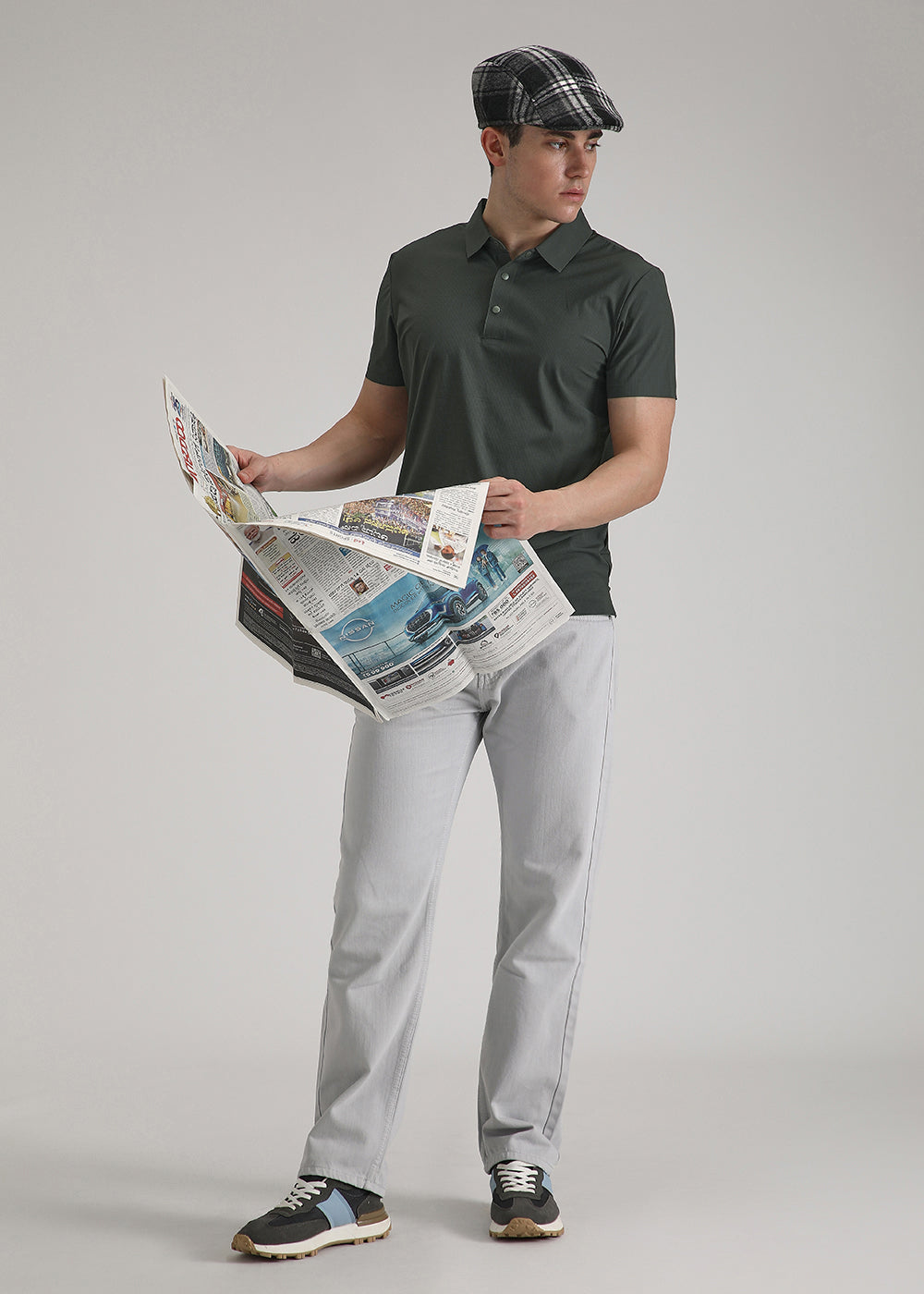 Self Green Stitchless Polo T-shirt