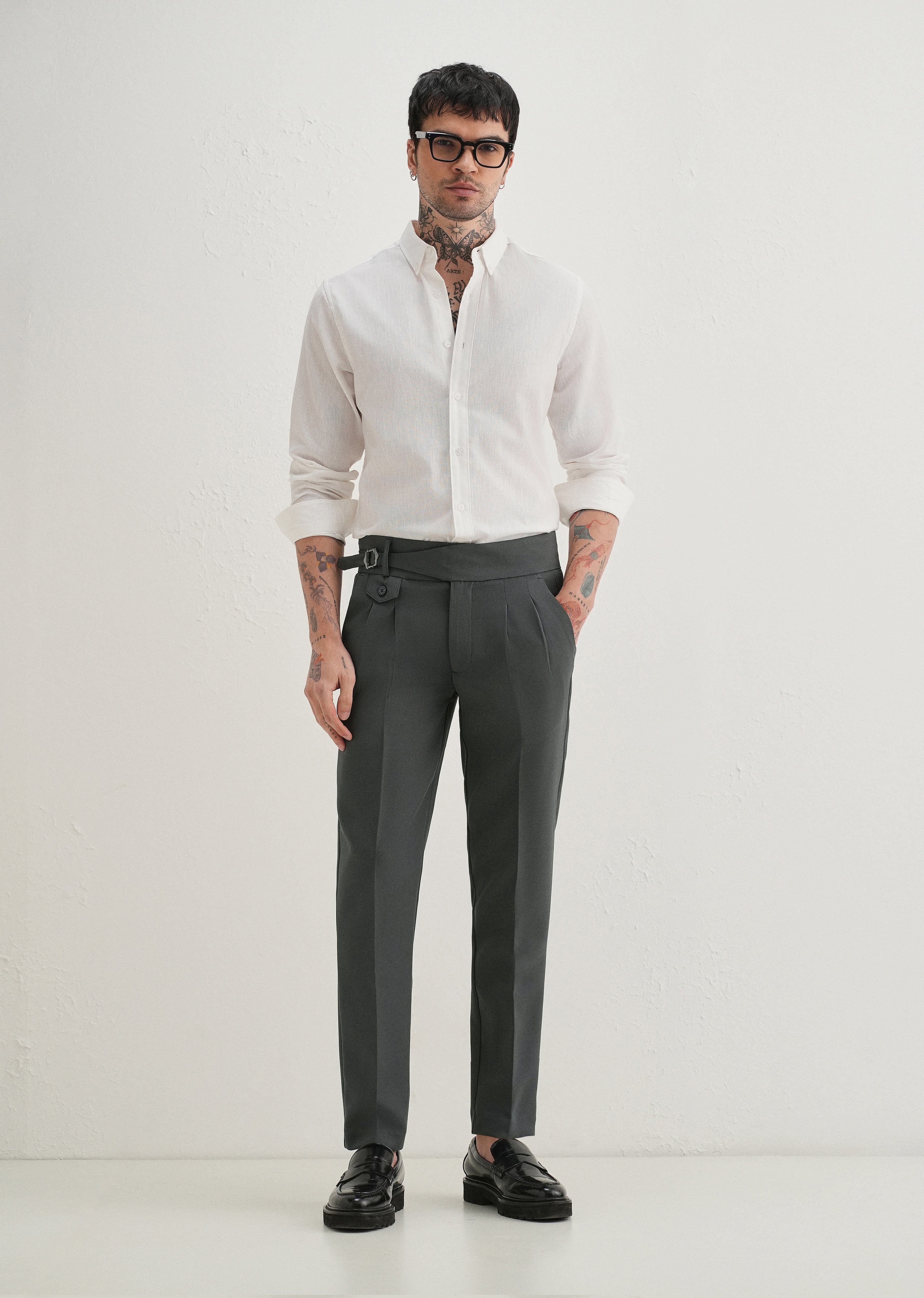 Shadow Grey Gurkha Pant