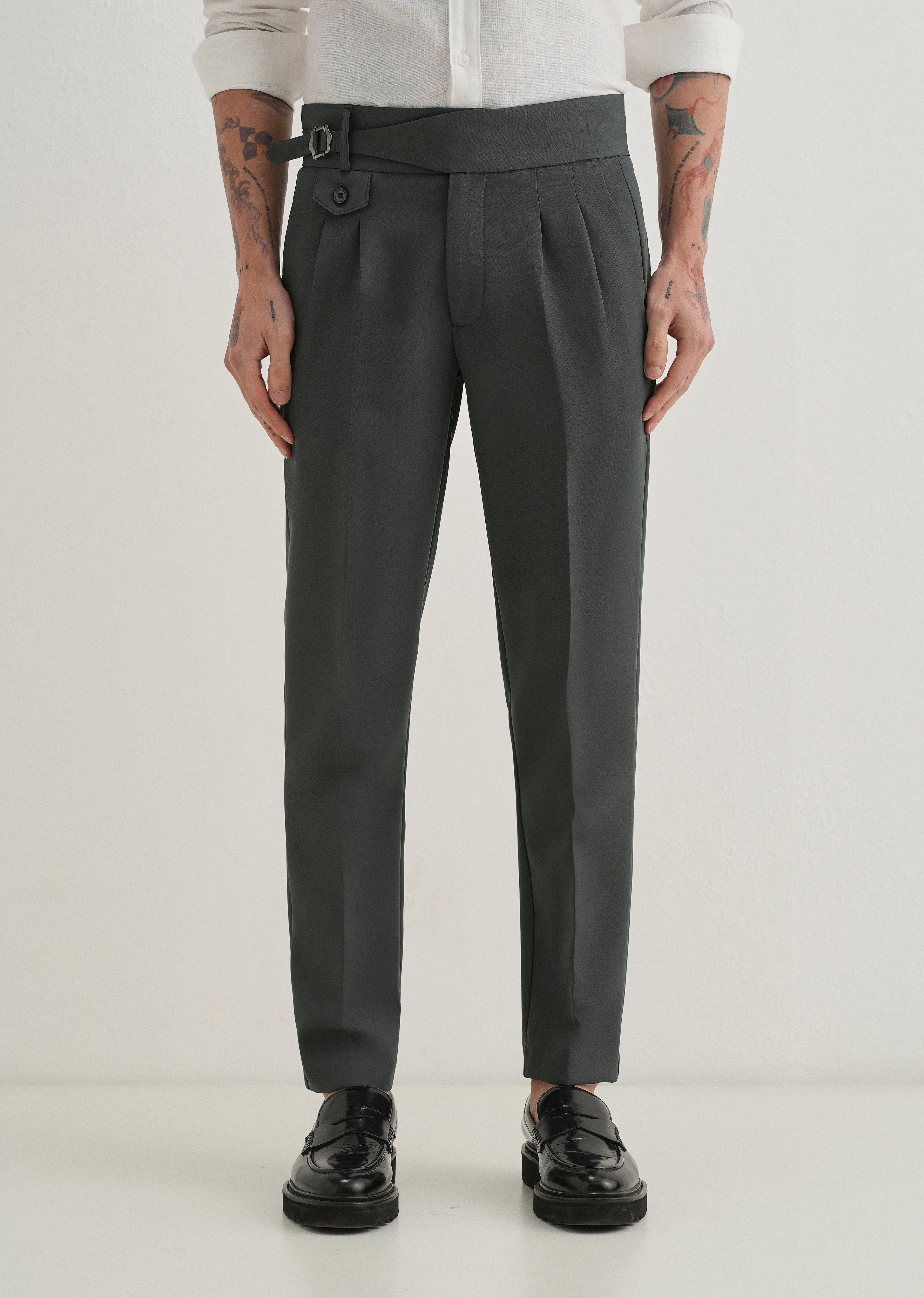 Shadow Grey Gurkha Pant