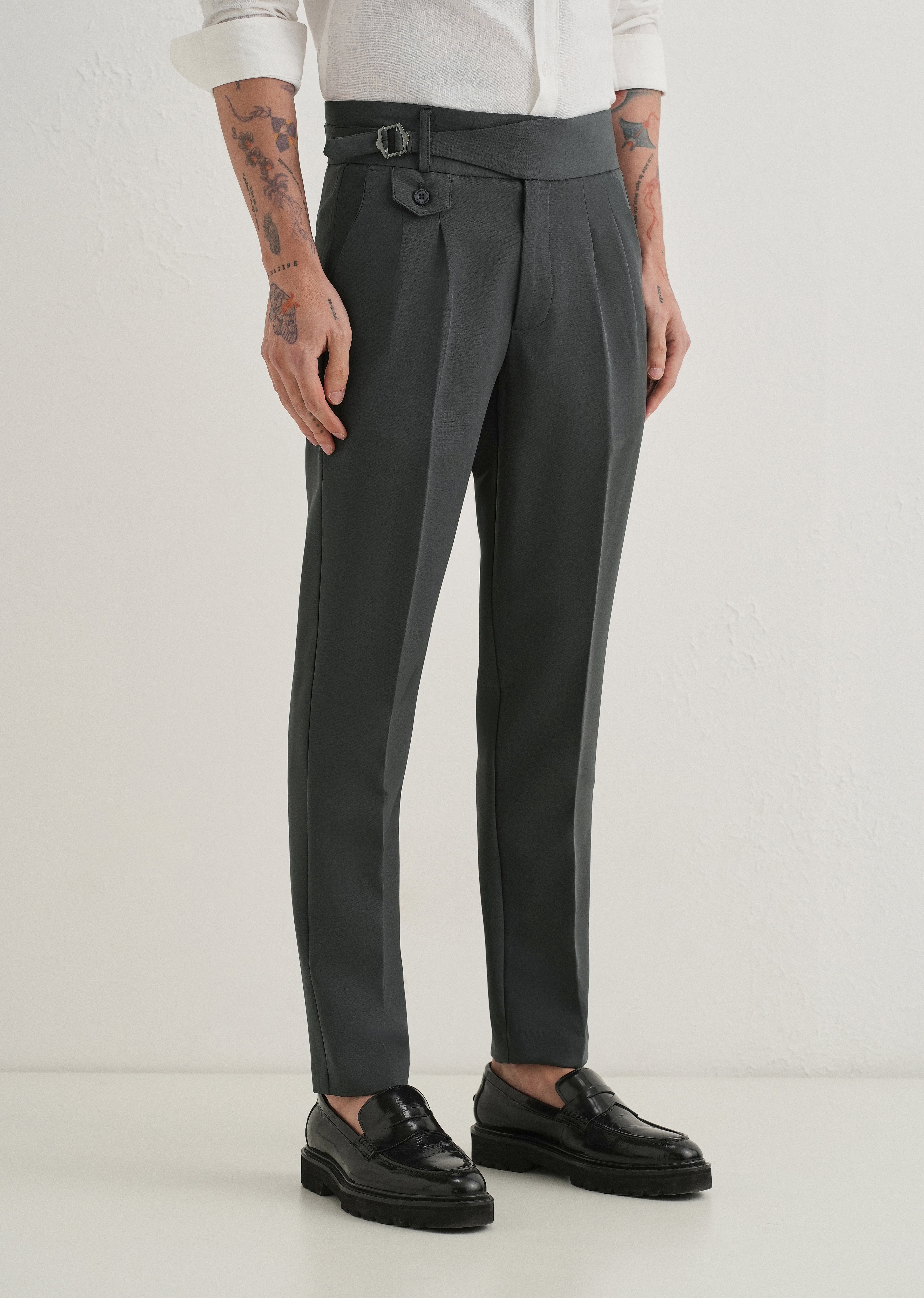 Shadow Grey Gurkha Pant