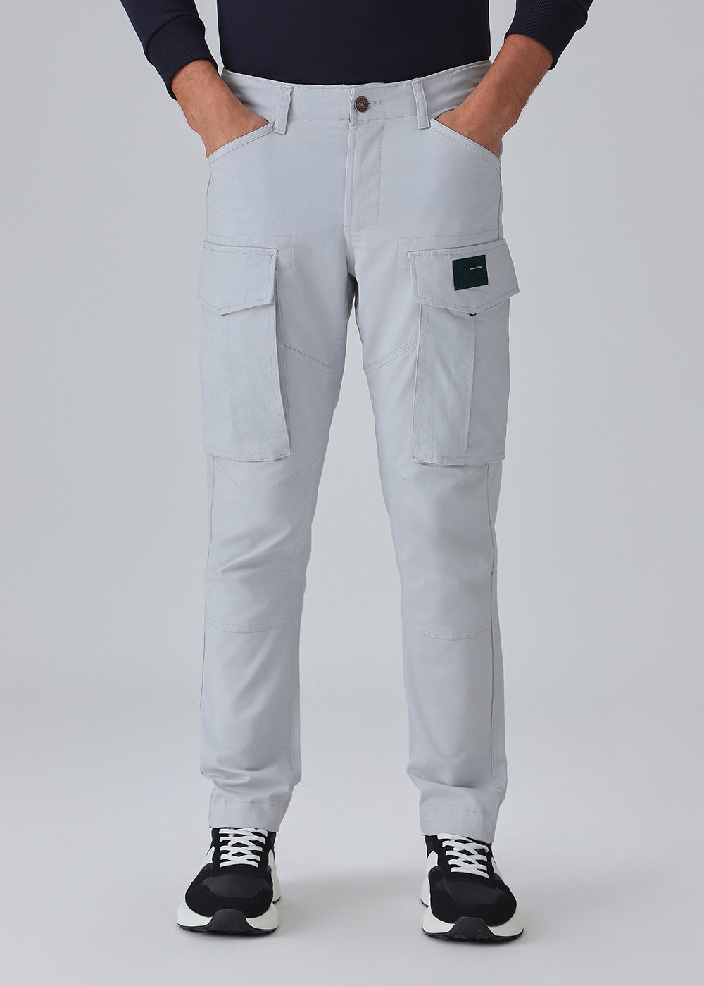 Silver Gray Cargo Pant
