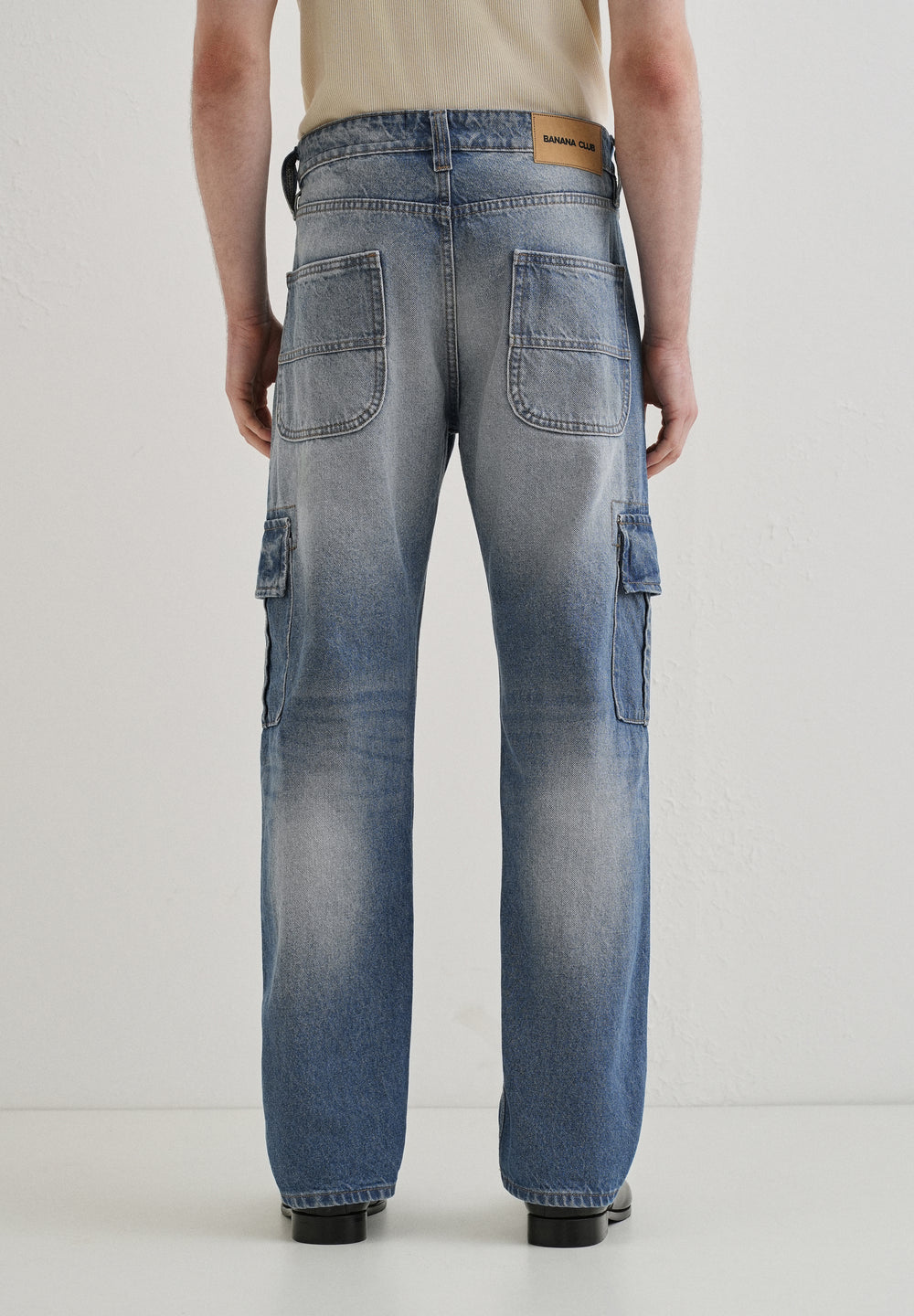 Slate Blue Baggy fit Jeans