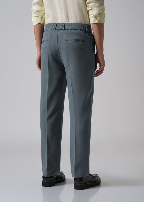 Slate Grey Relaxed Fit Trousers