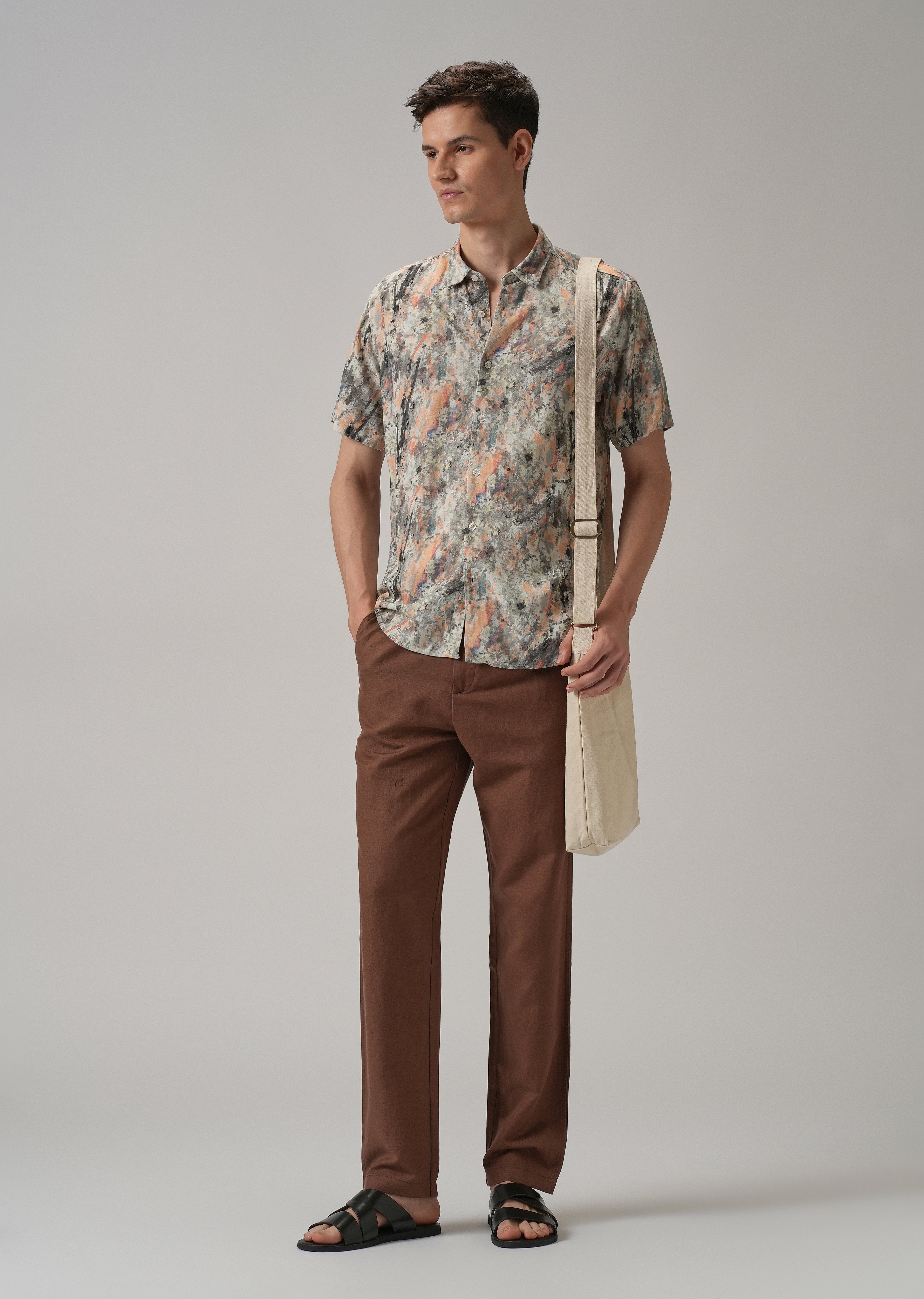 Smear Half Sleeve shirt
