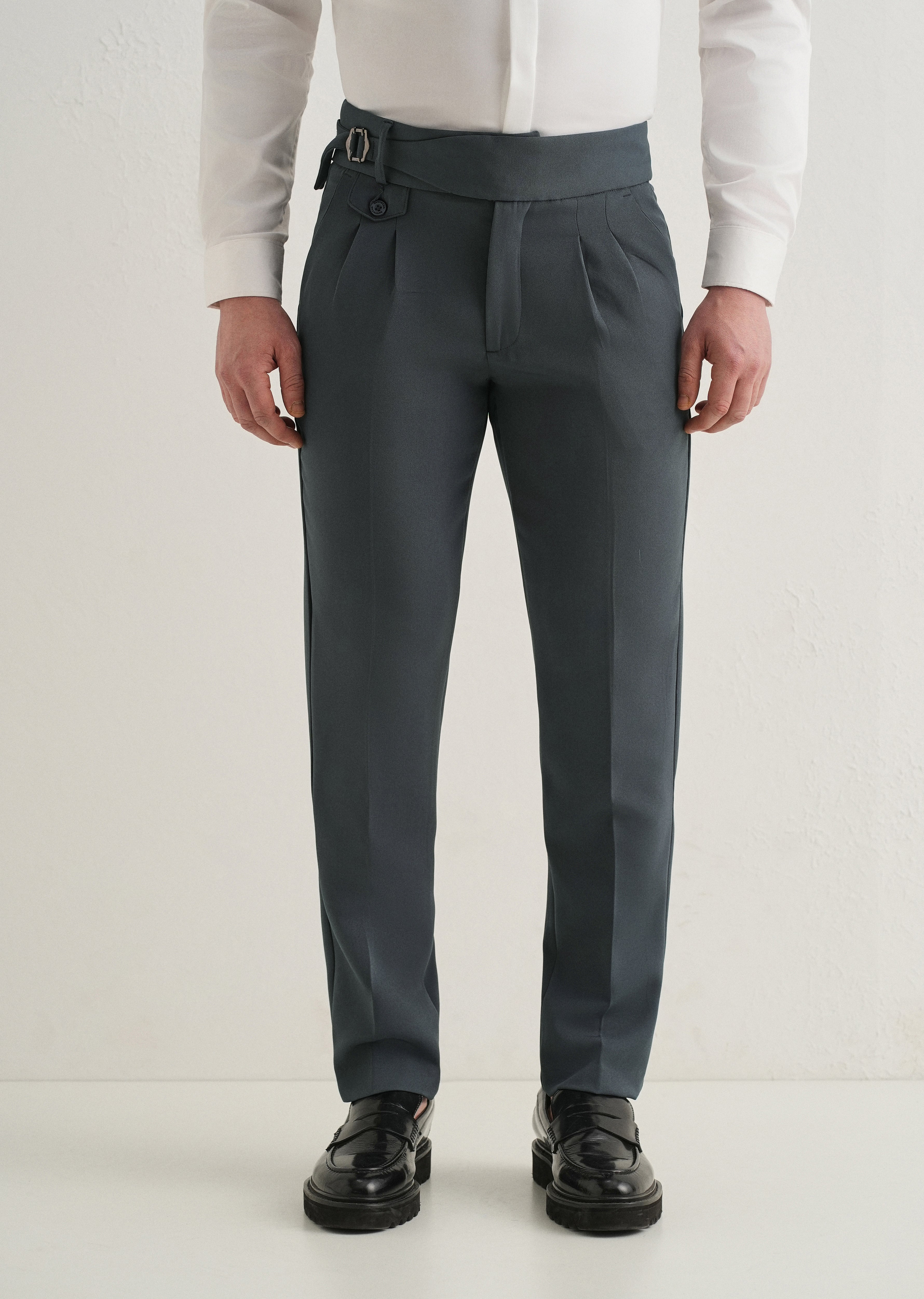 Smoke Grey Gurkha Pant