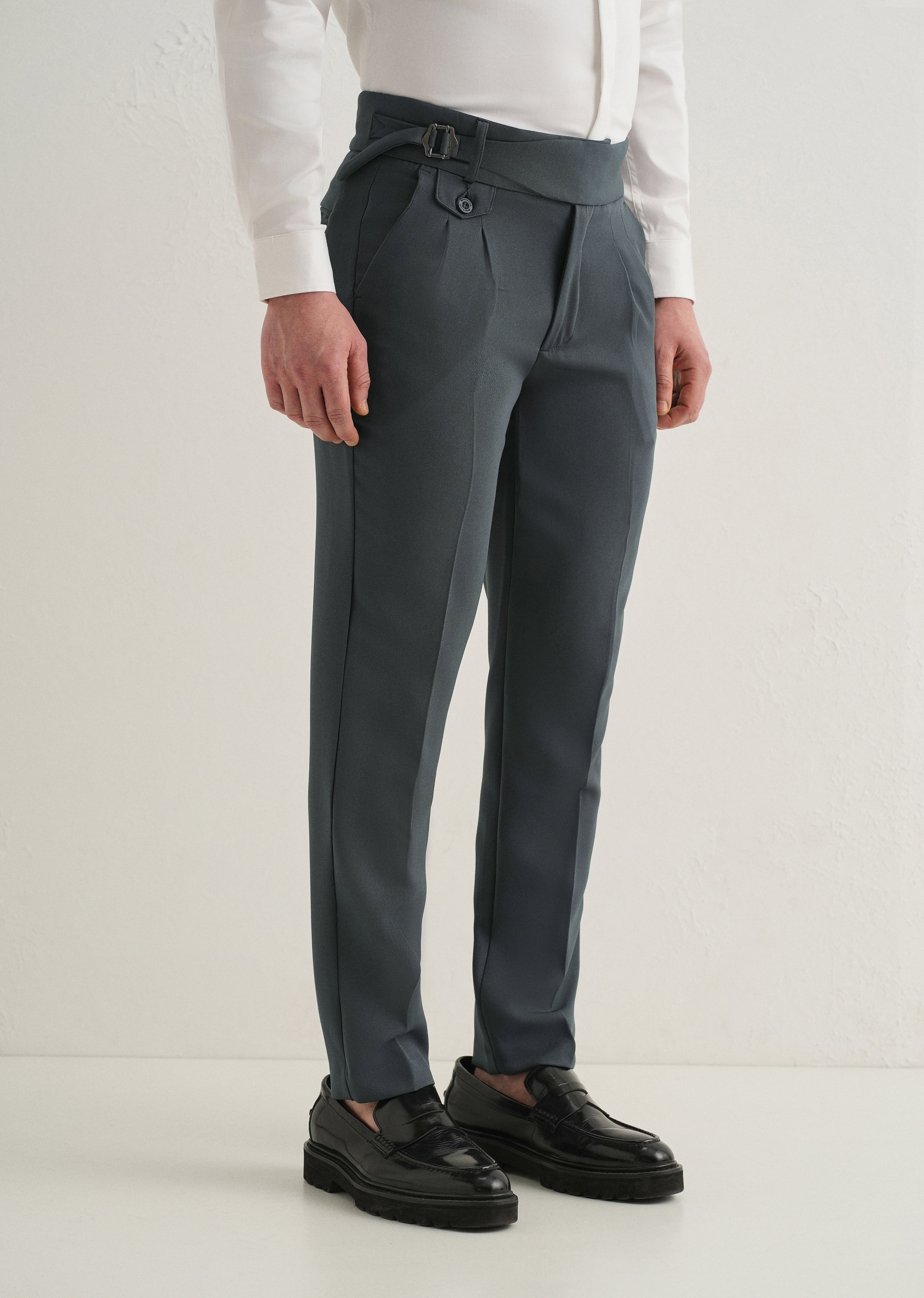 Smoke Grey Gurkha Pant