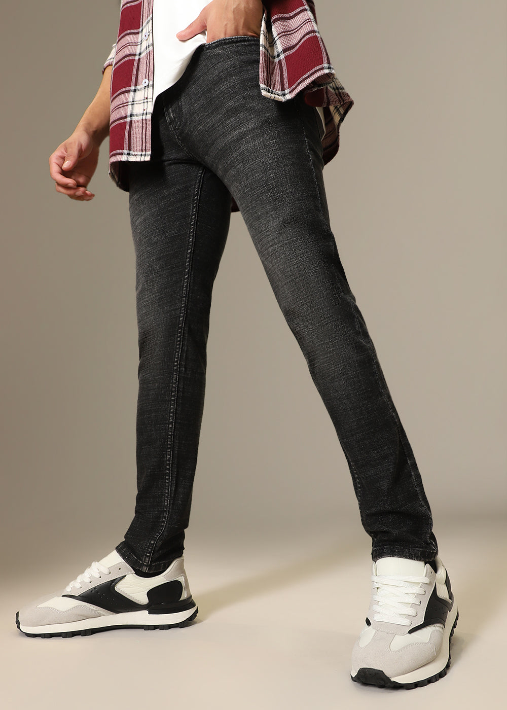 Smoky Black Slim Fit Jeans