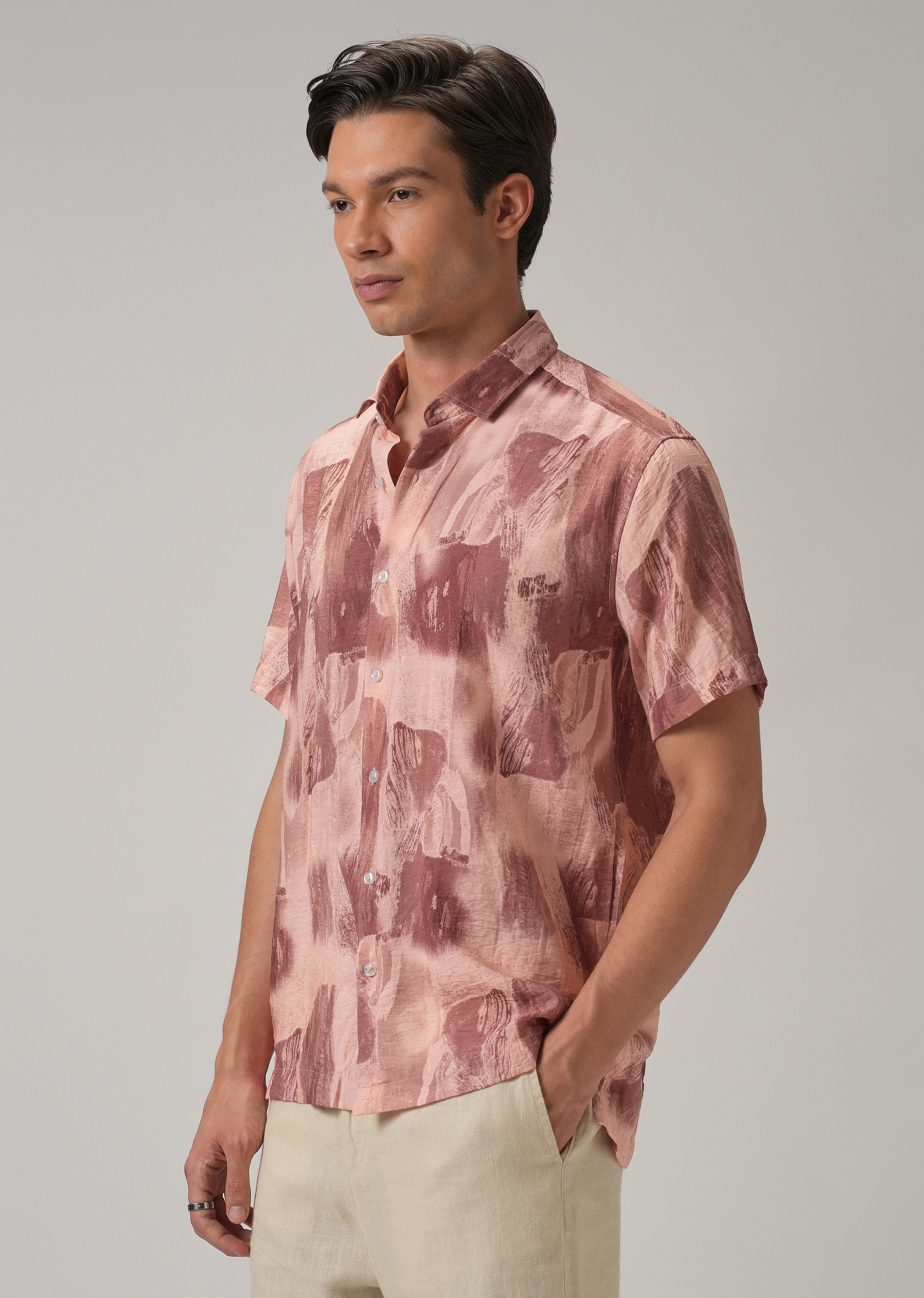 Soft Strokes Printed Shirt