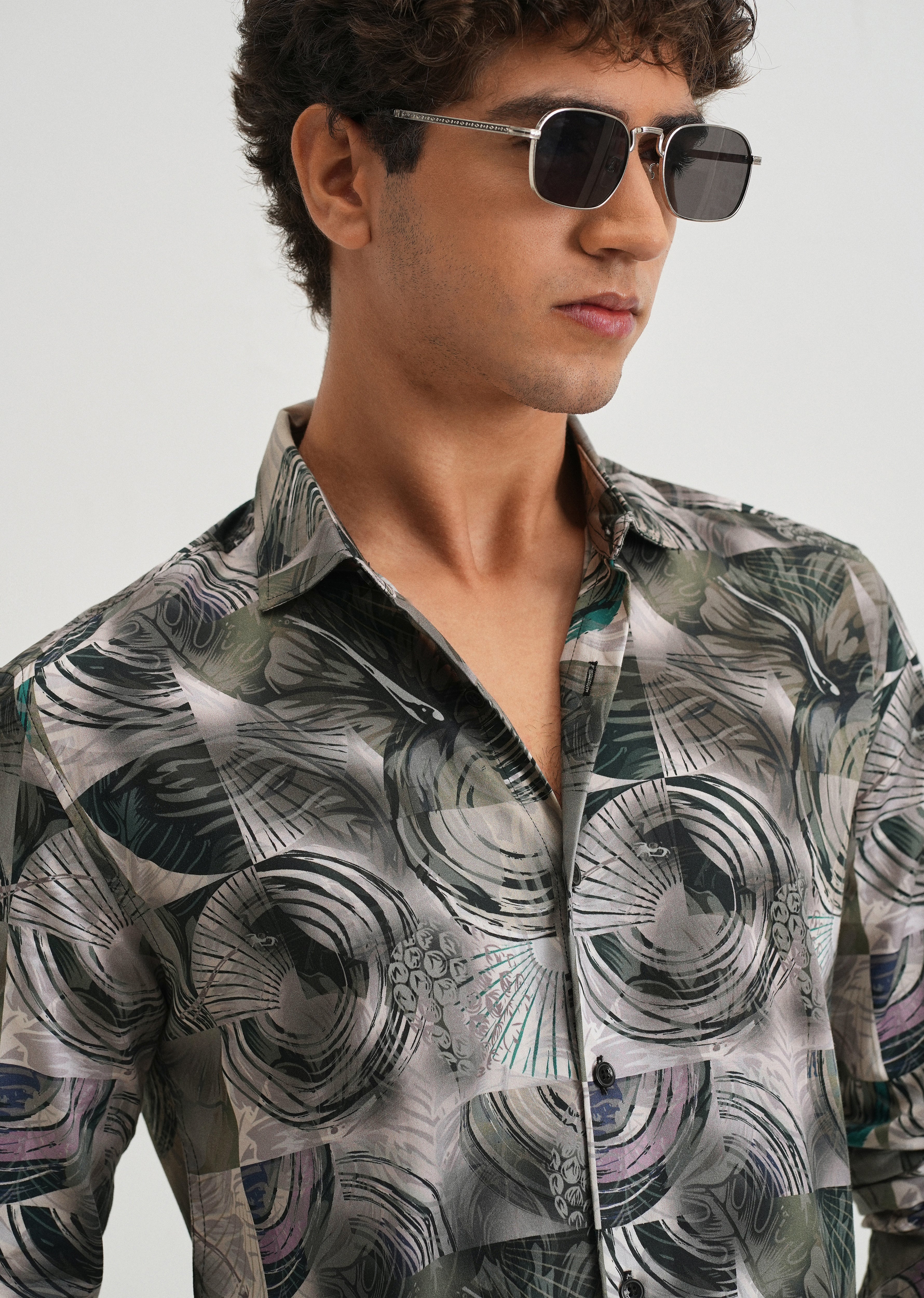 Spiral Printed Shirt