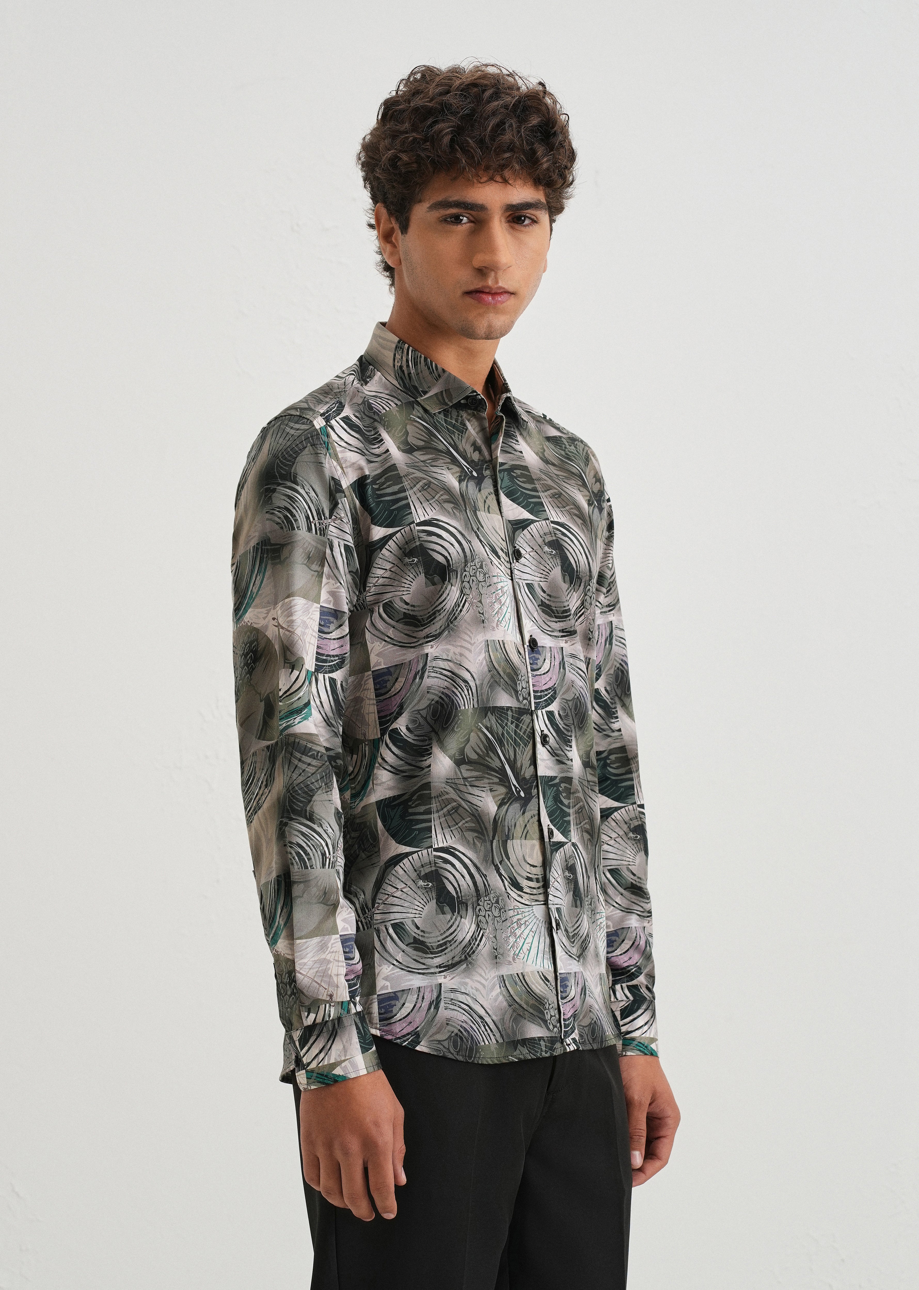 Spiral Printed Shirt