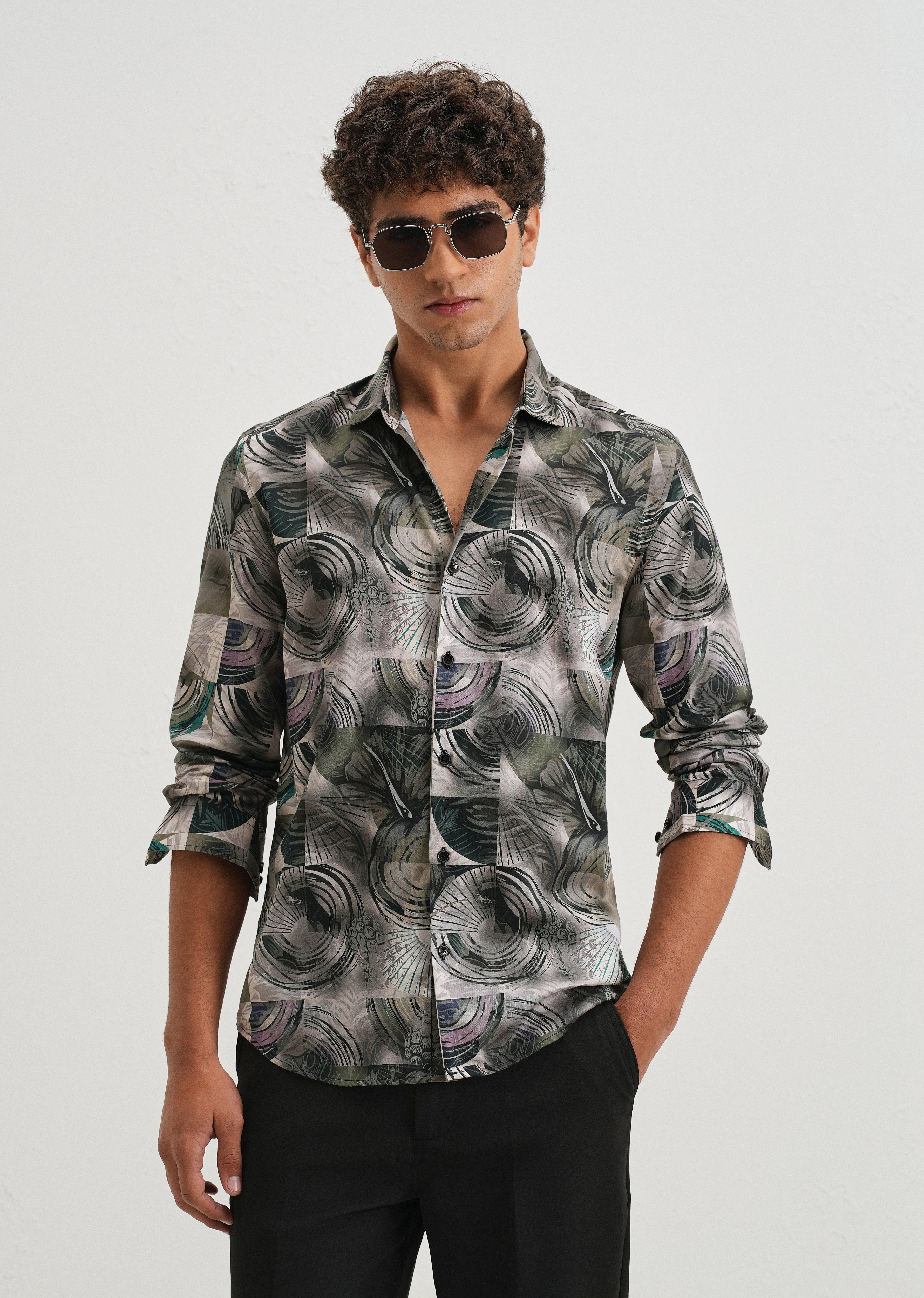 Spiral Printed Shirt