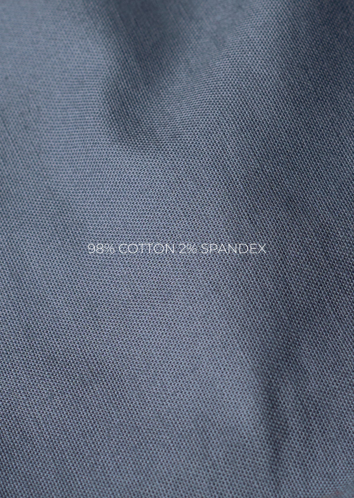 Stone Blue Contrast Placket Shirt