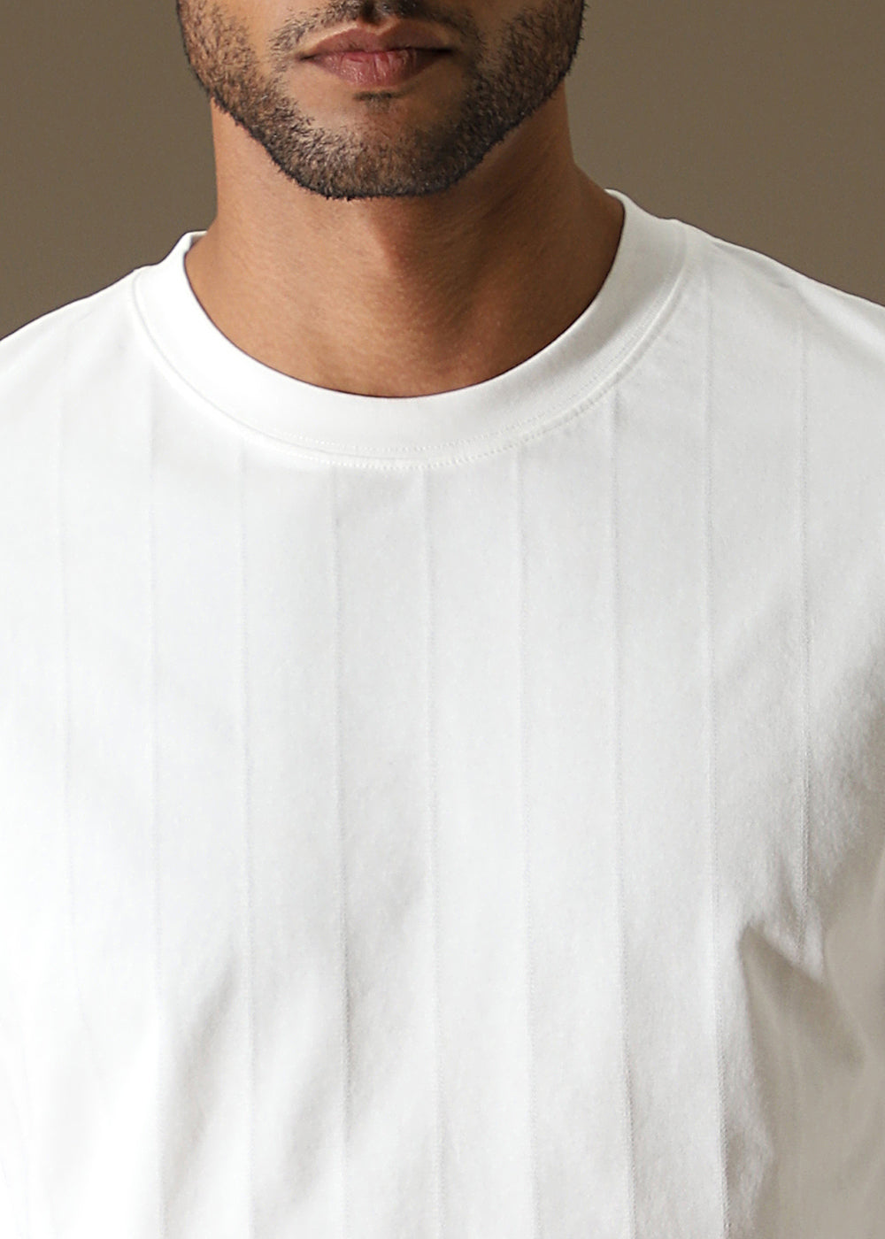 Striped White Oversized T-shirt