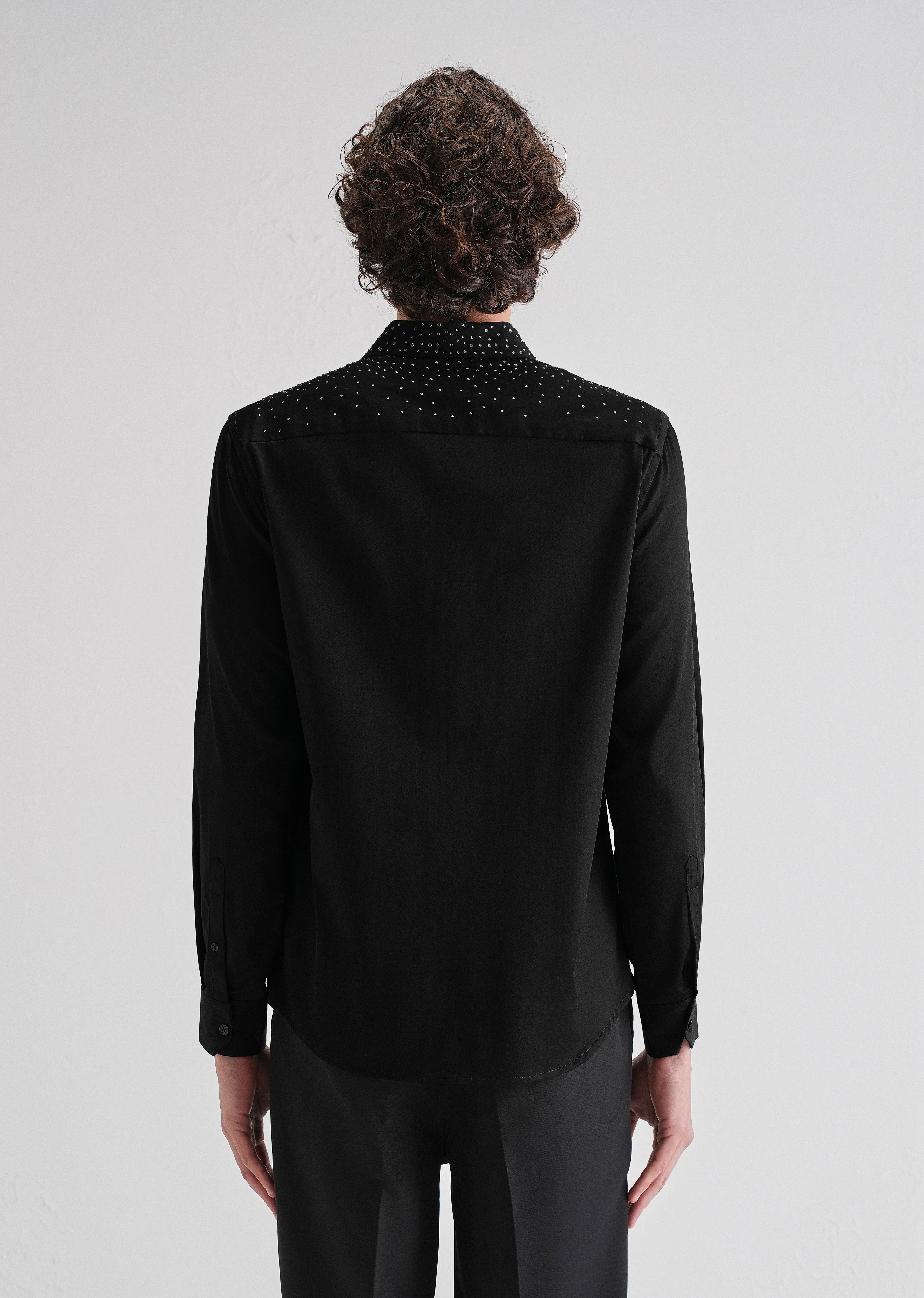 Stud Black Designer Shirt