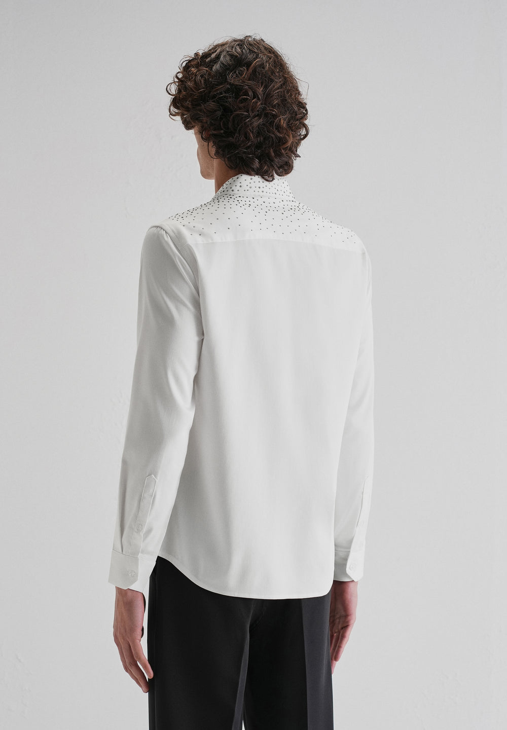 Stud White Designer Shirt