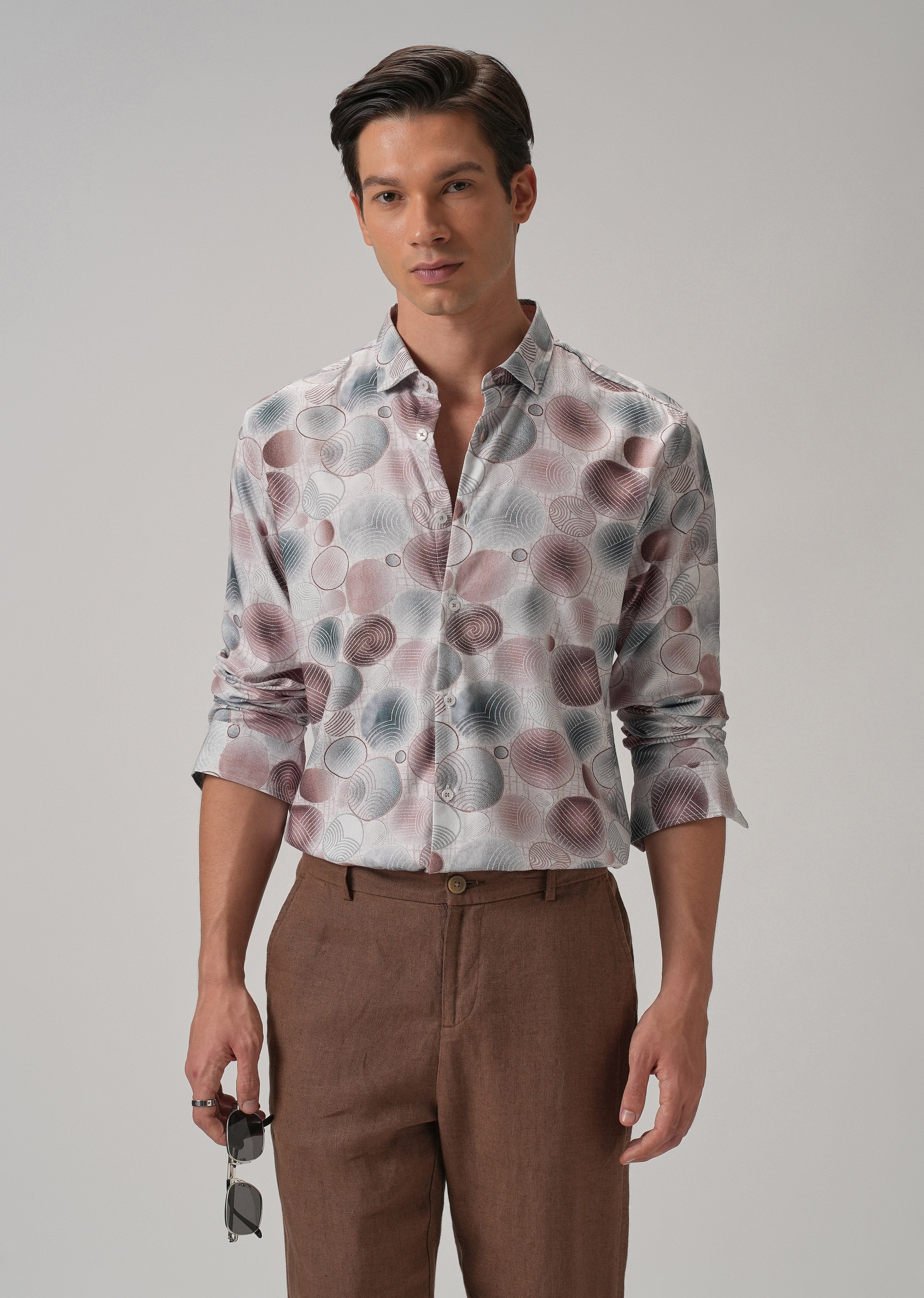 Stylish Geometric Print Shirt