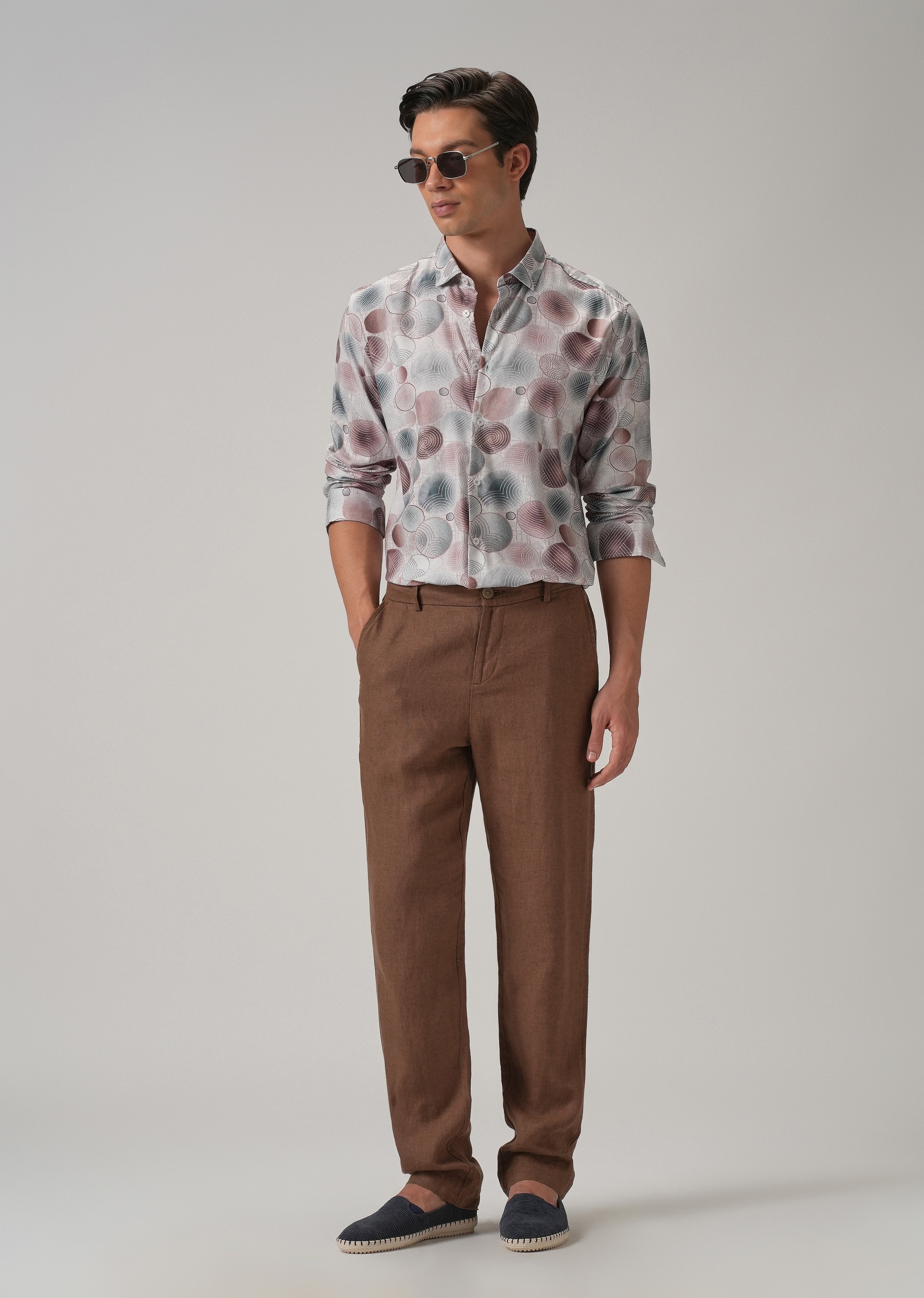 Stylish Geometric Print Shirt