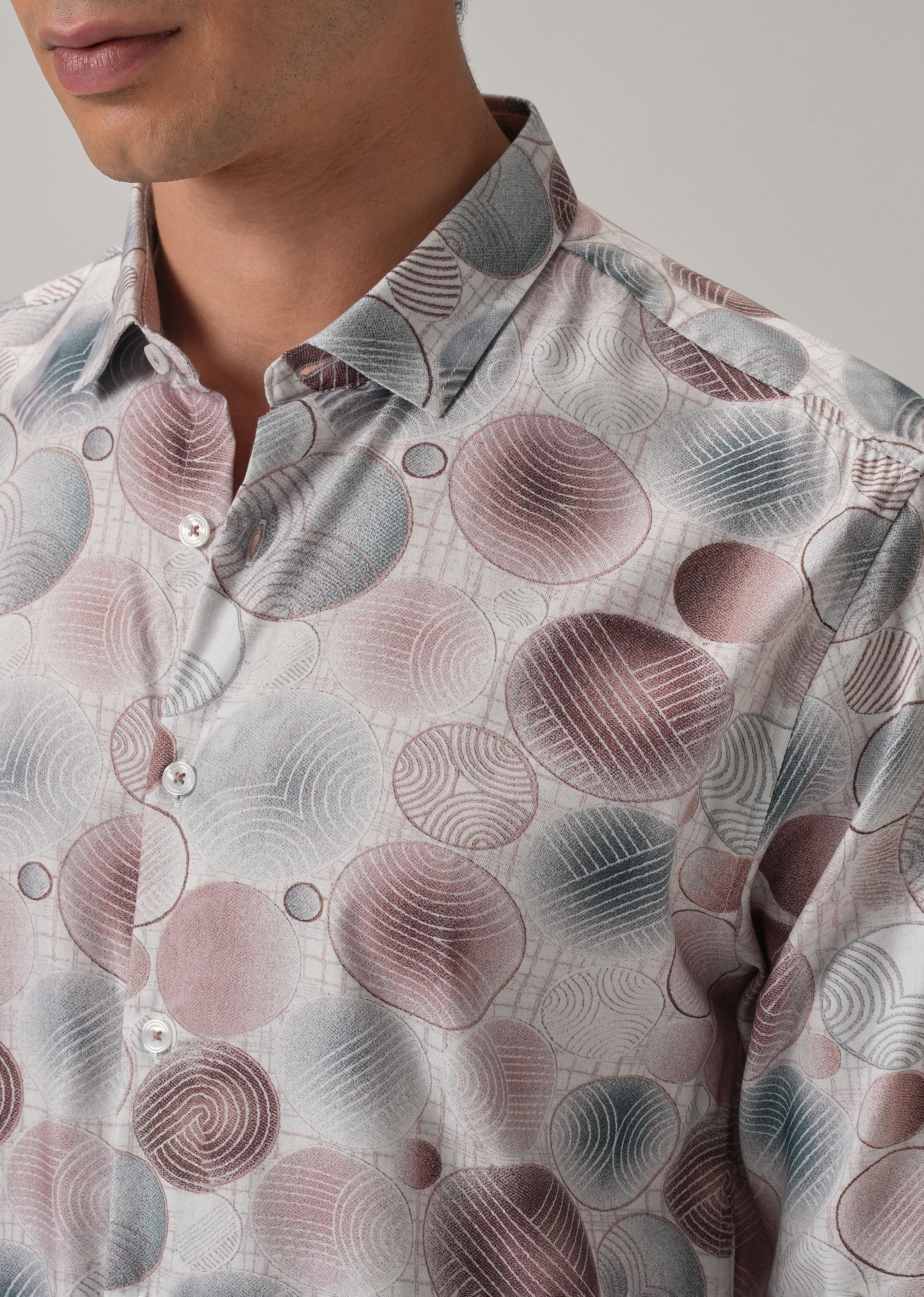 Stylish Geometric Print Shirt
