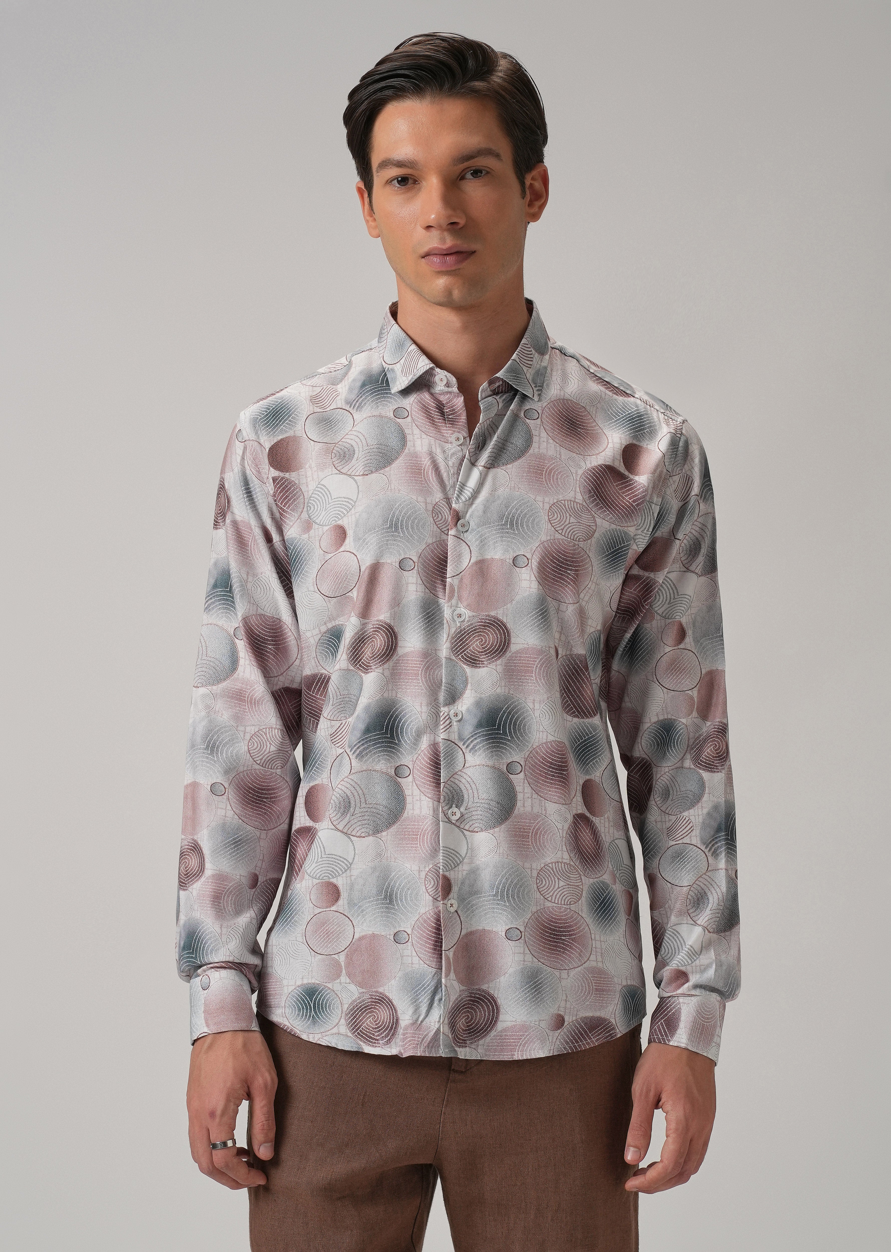 Stylish Geometric Print Shirt