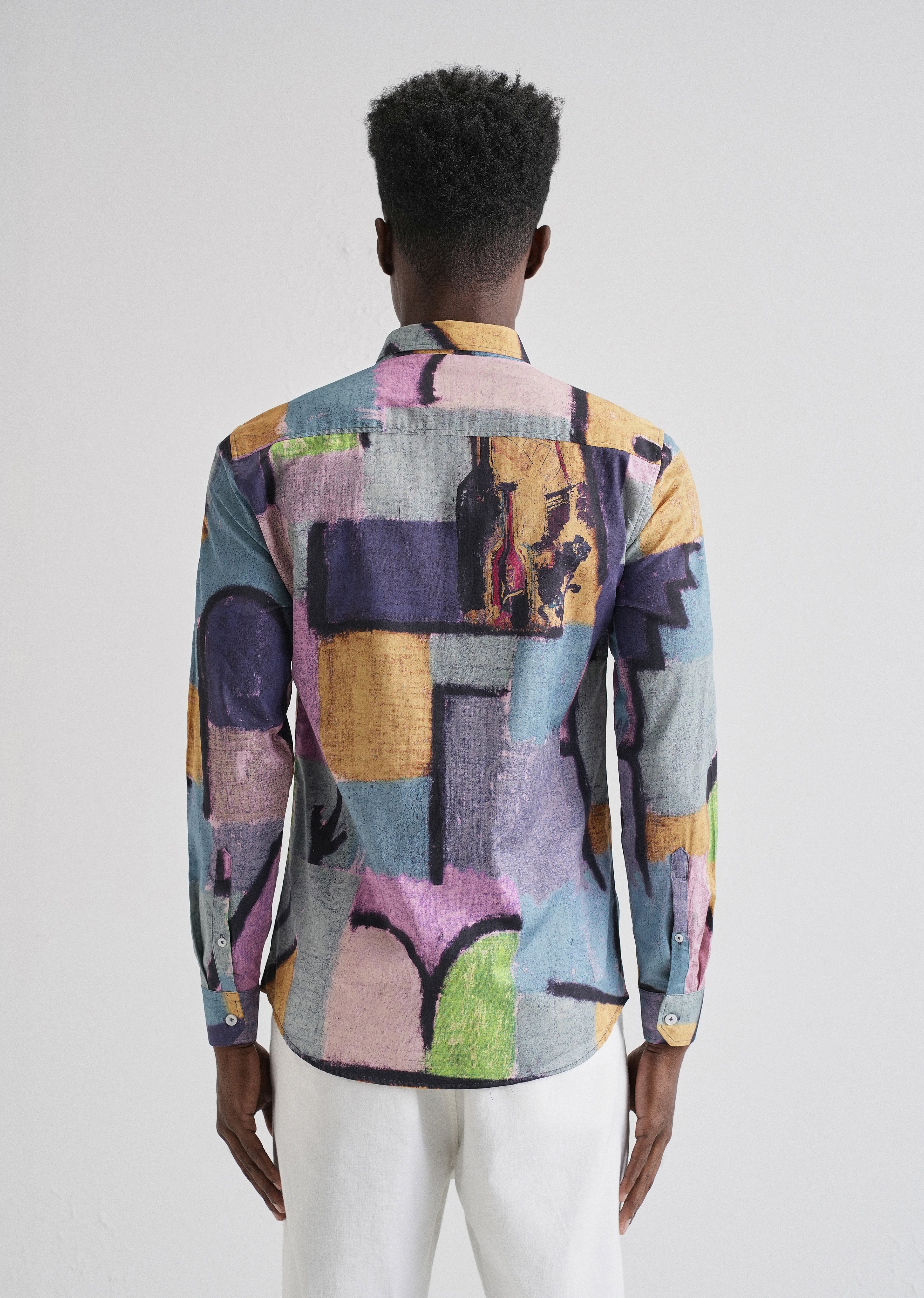 Stylish Multicoloured Printed Shirt