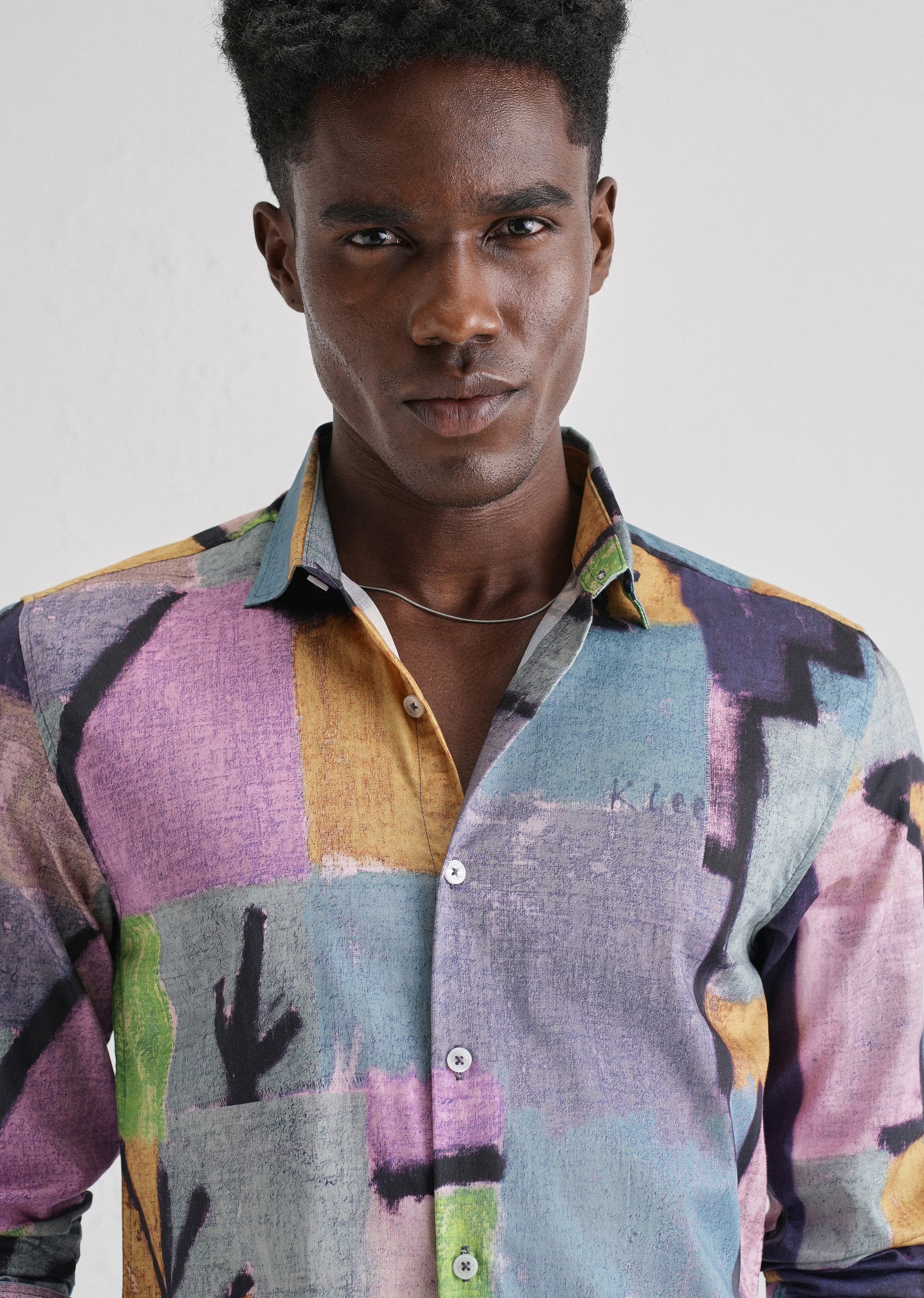 Stylish Multicoloured Printed Shirt