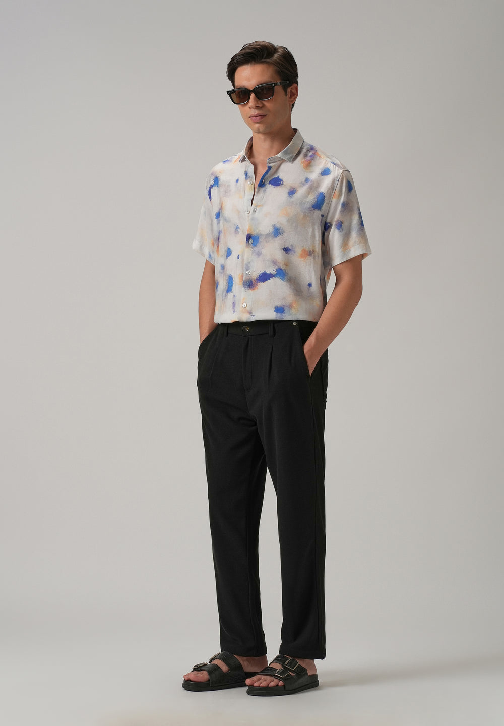 Sunburst Splash Printed Shirt