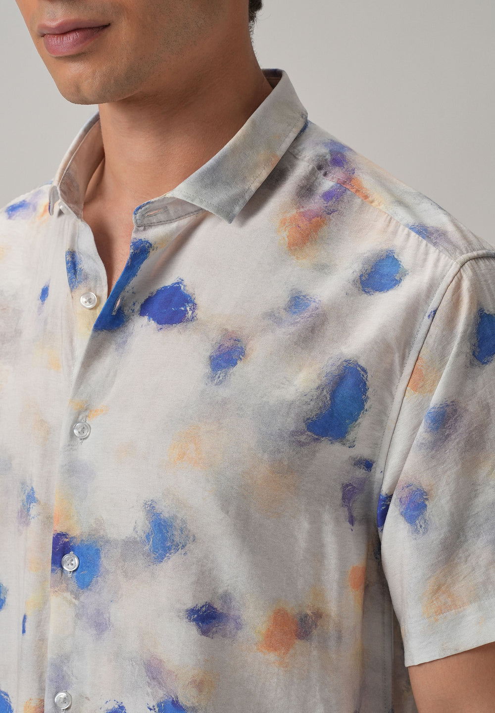 Sunburst Splash Printed Shirt