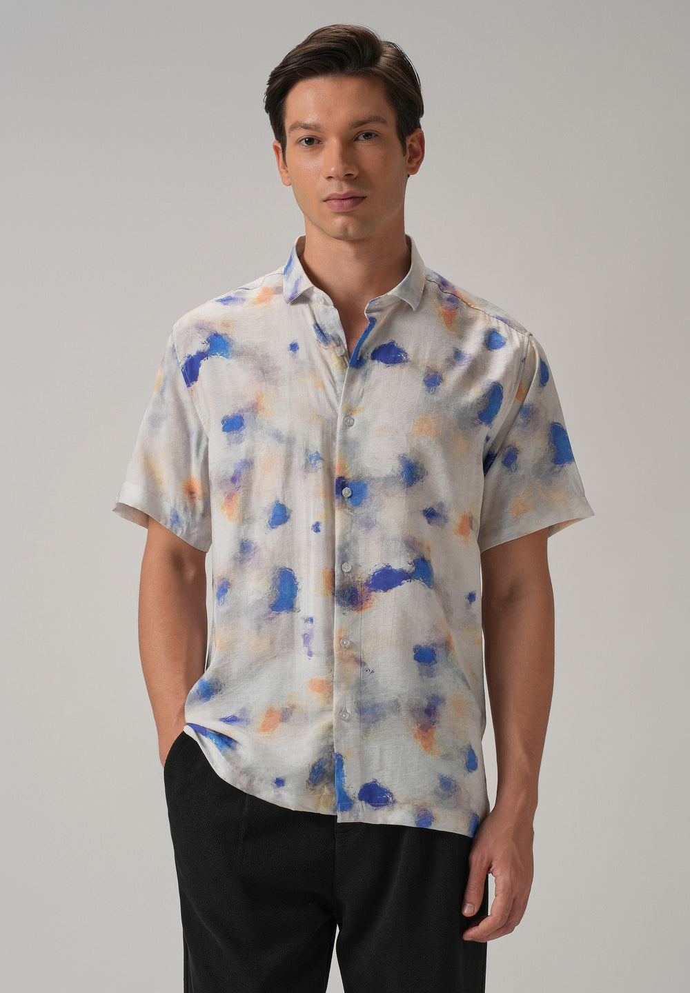 Sunburst Splash Printed Shirt