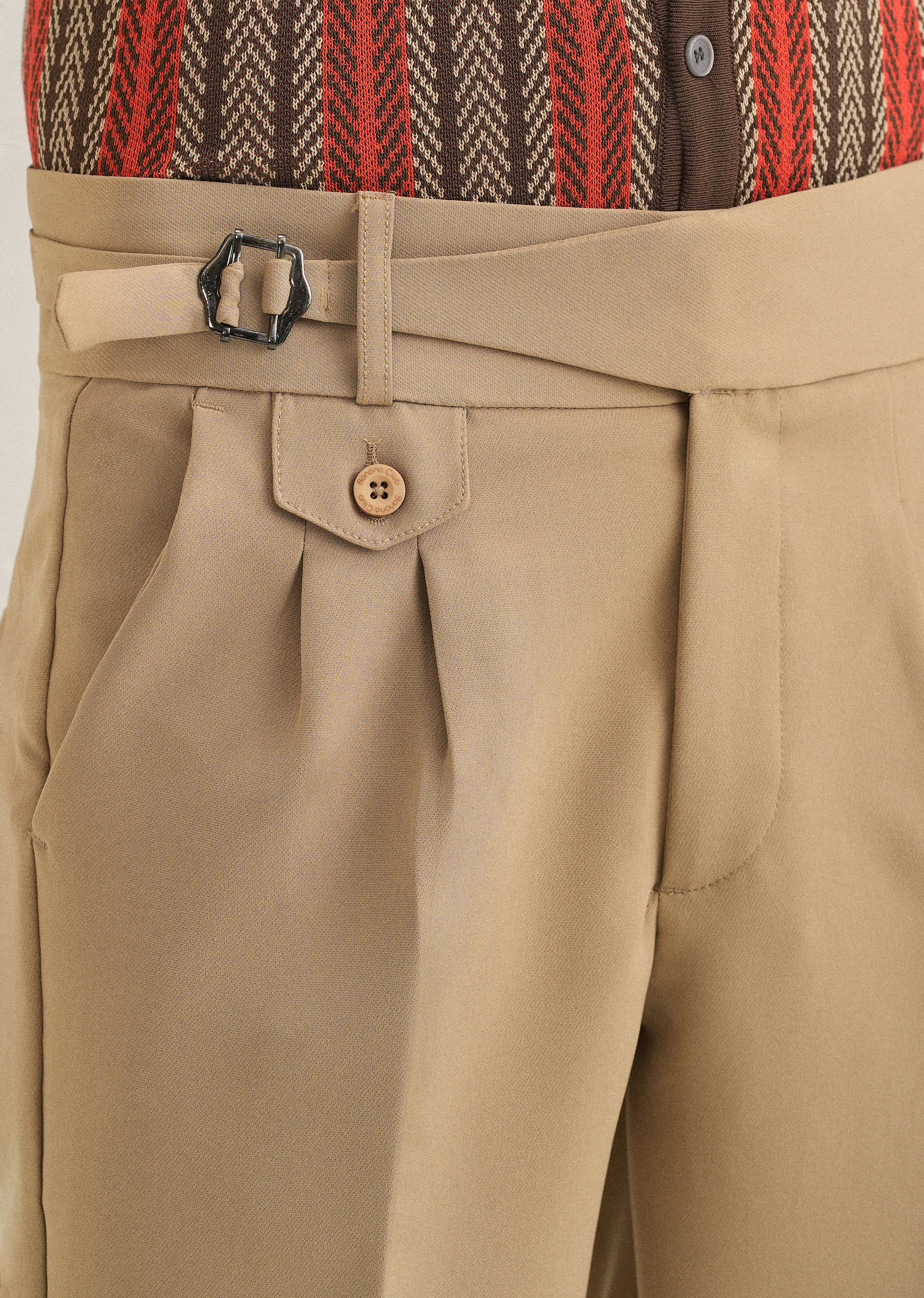 Tan Brown Gurkha Pant