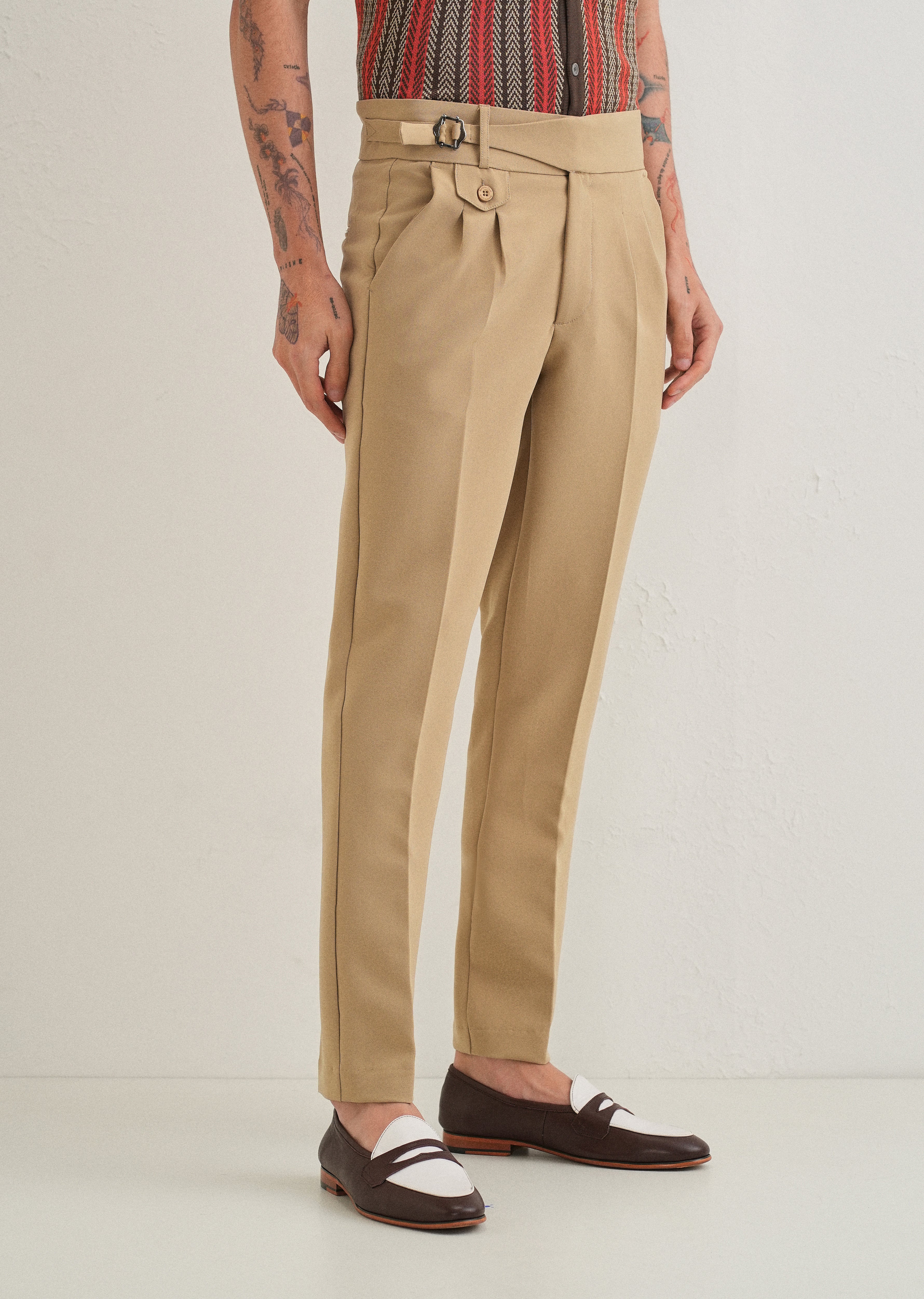 Tan Brown Gurkha Pant