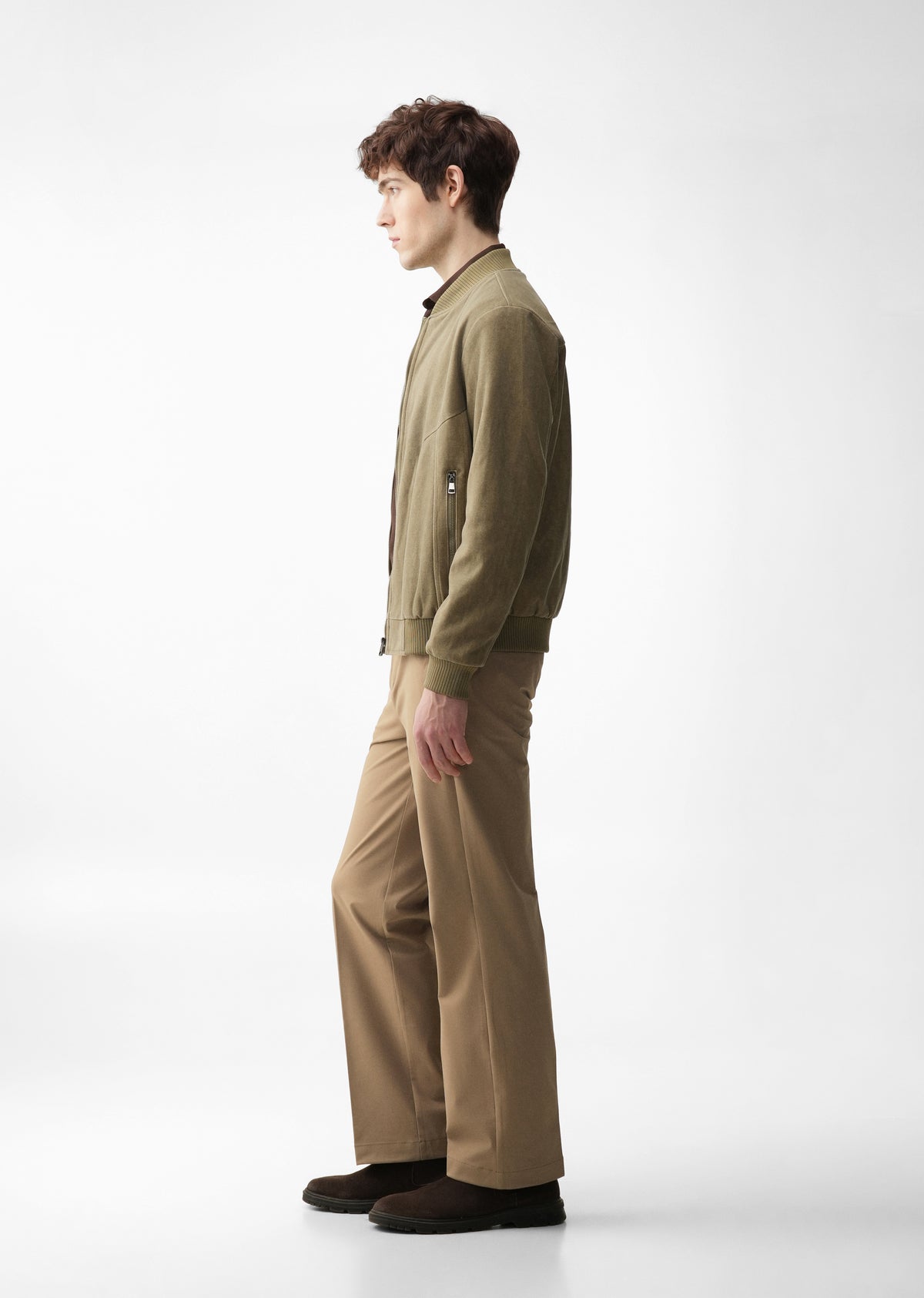Tan Regular Fit Trouser