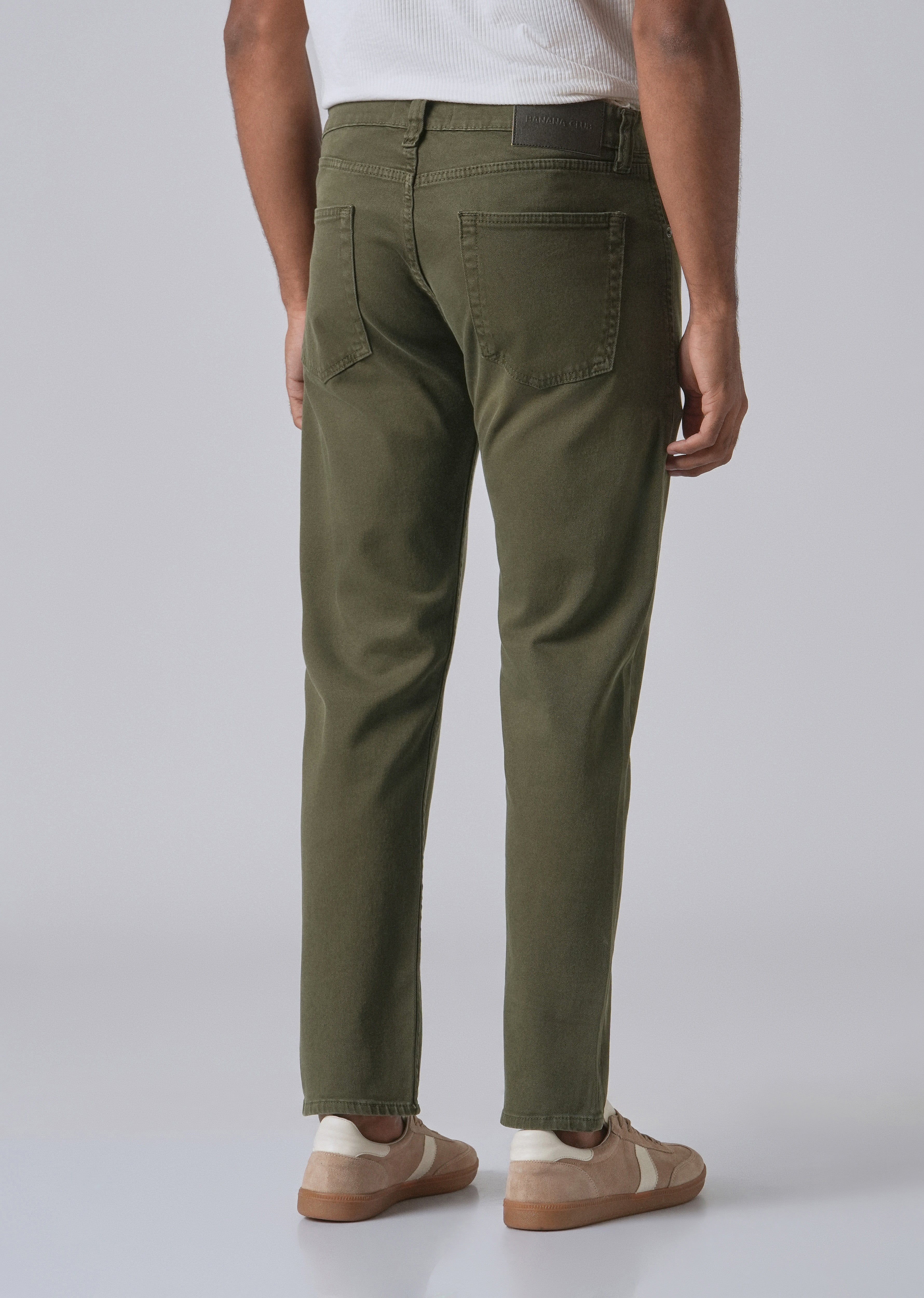 Tate Olive Slim fit Jeans