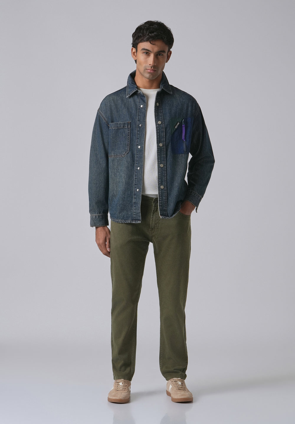 Tate Olive Slim fit Jeans