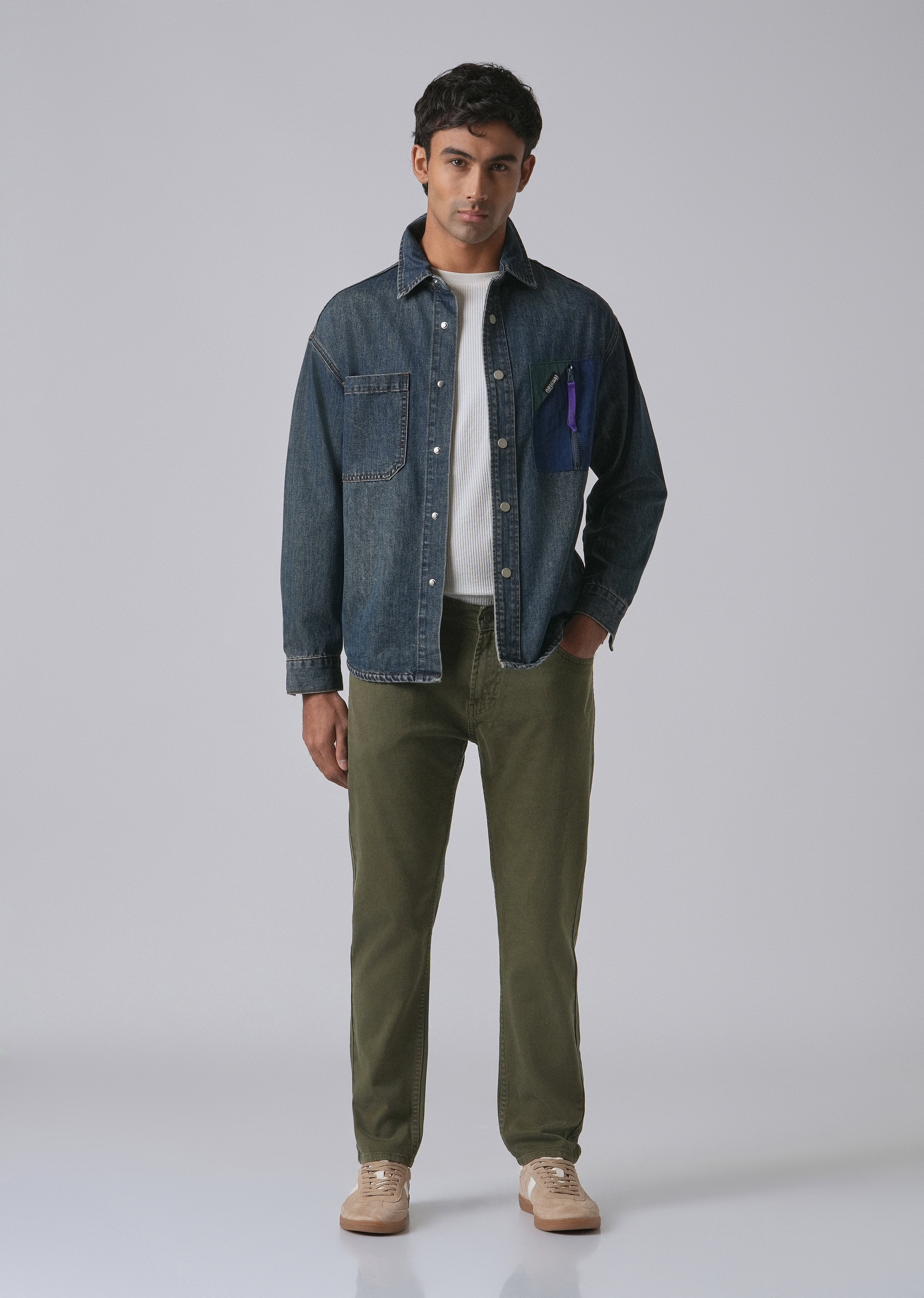 Tate Olive Slim fit Jeans