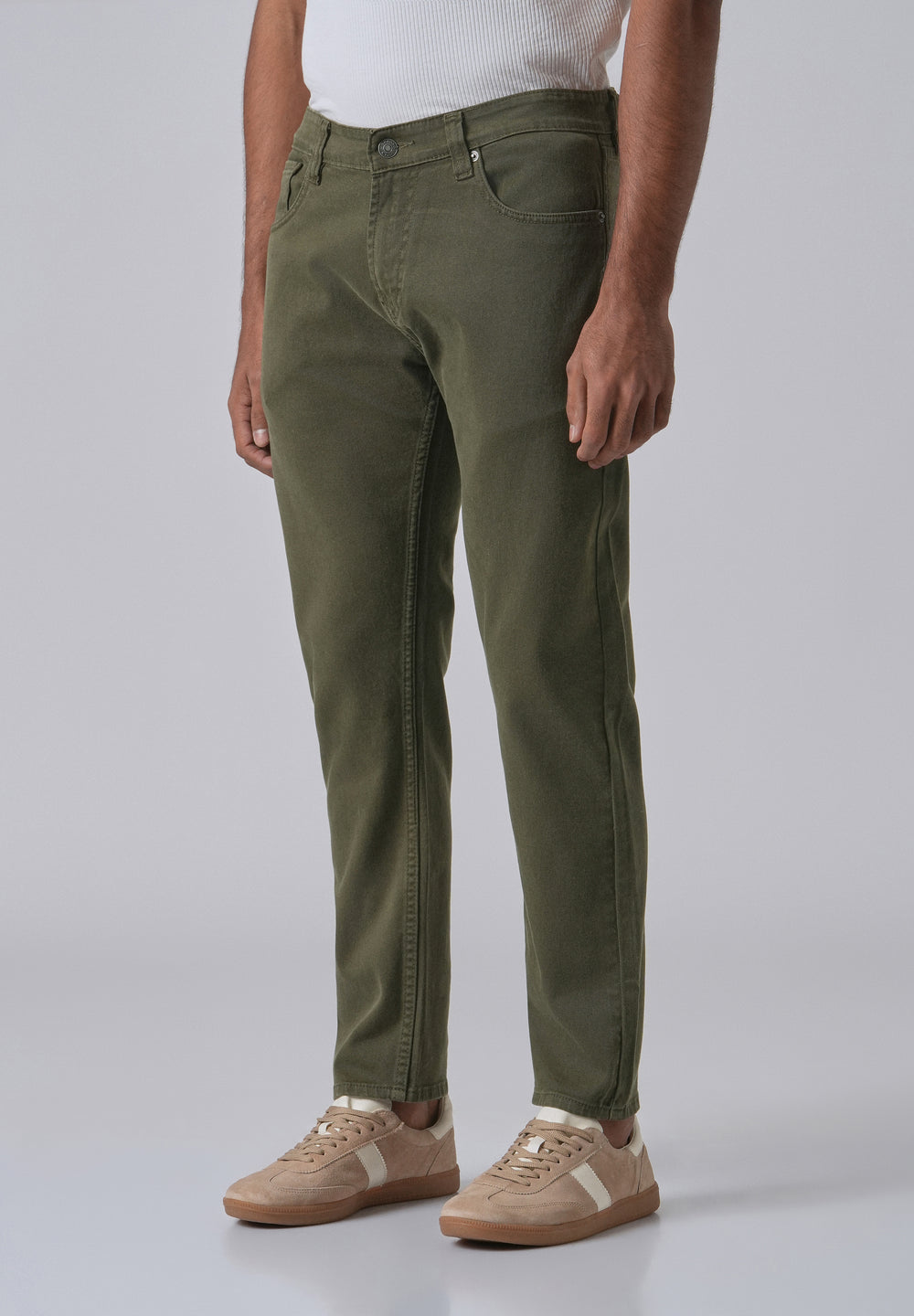 Tate Olive Slim fit Jeans