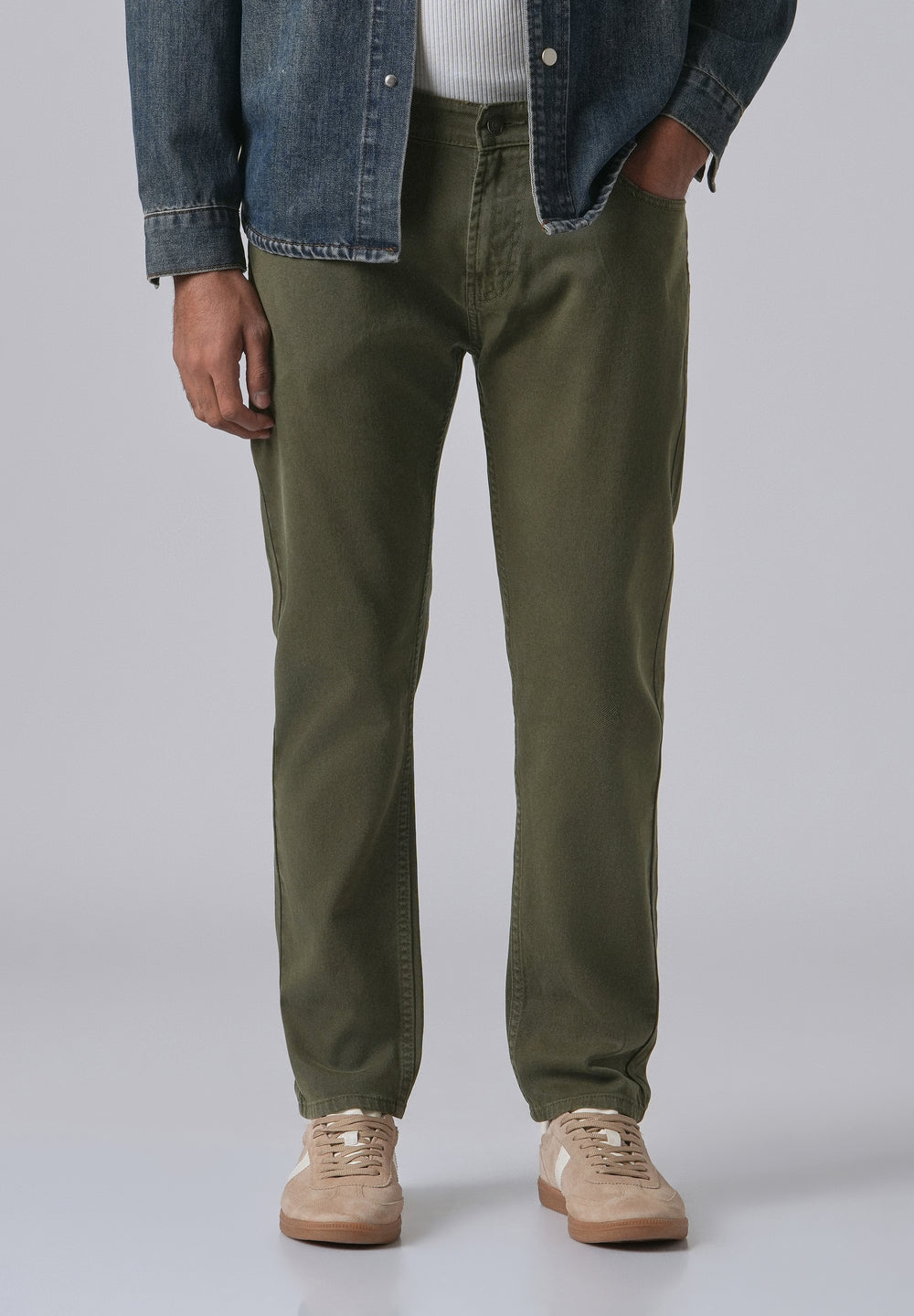 Tate Olive Slim fit Jeans