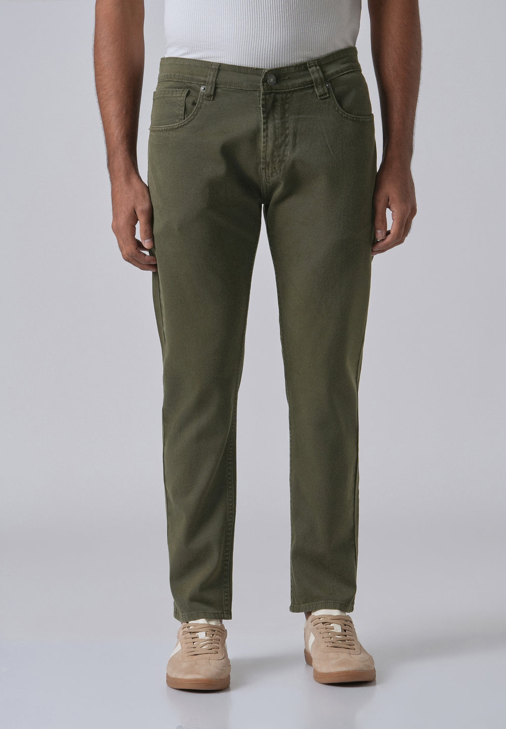 Tate Olive Slim fit Jeans