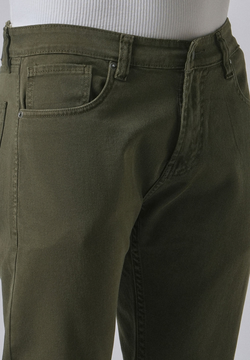 Tate Olive Slim fit Jeans