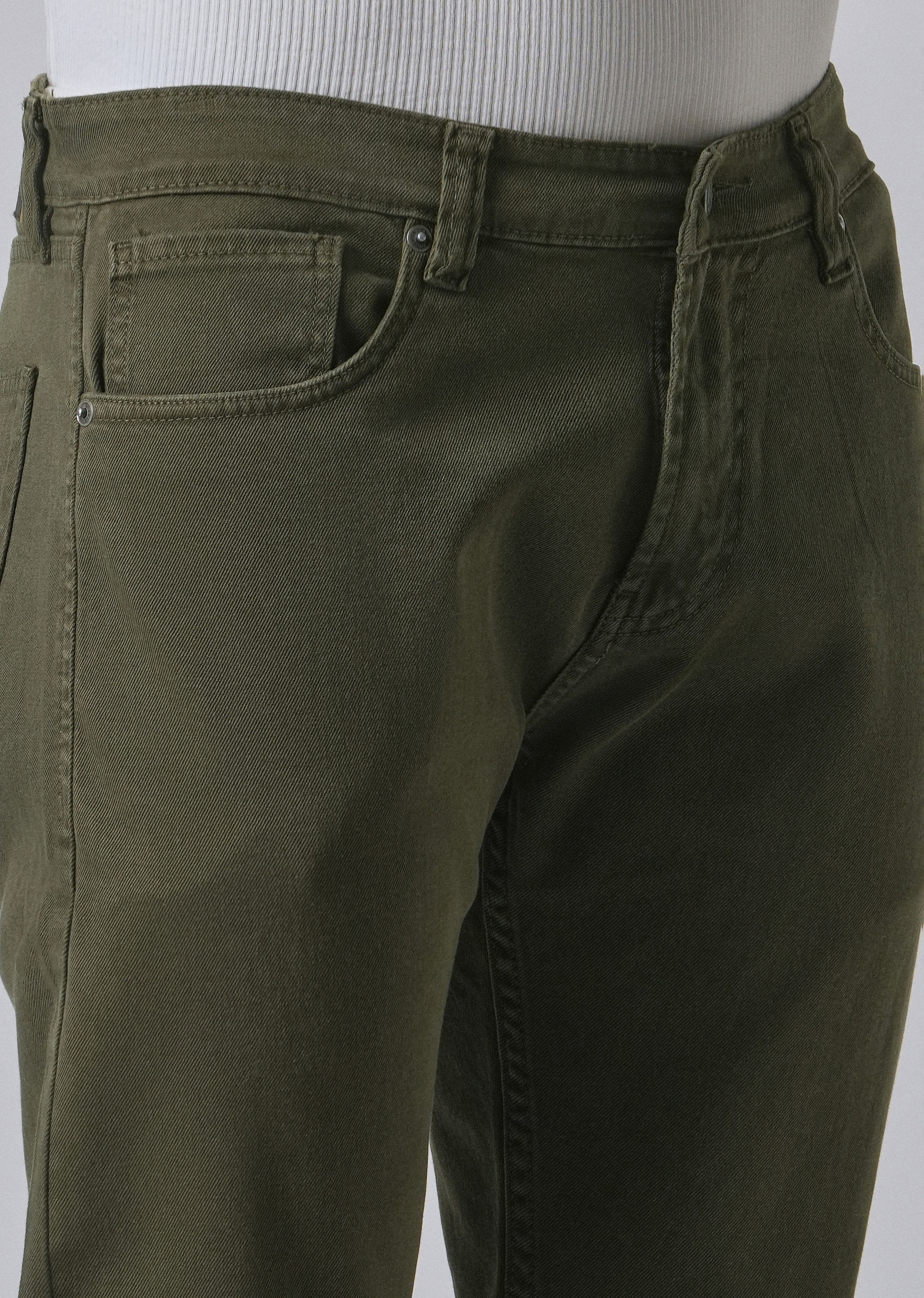 Tate Olive Slim fit Jeans