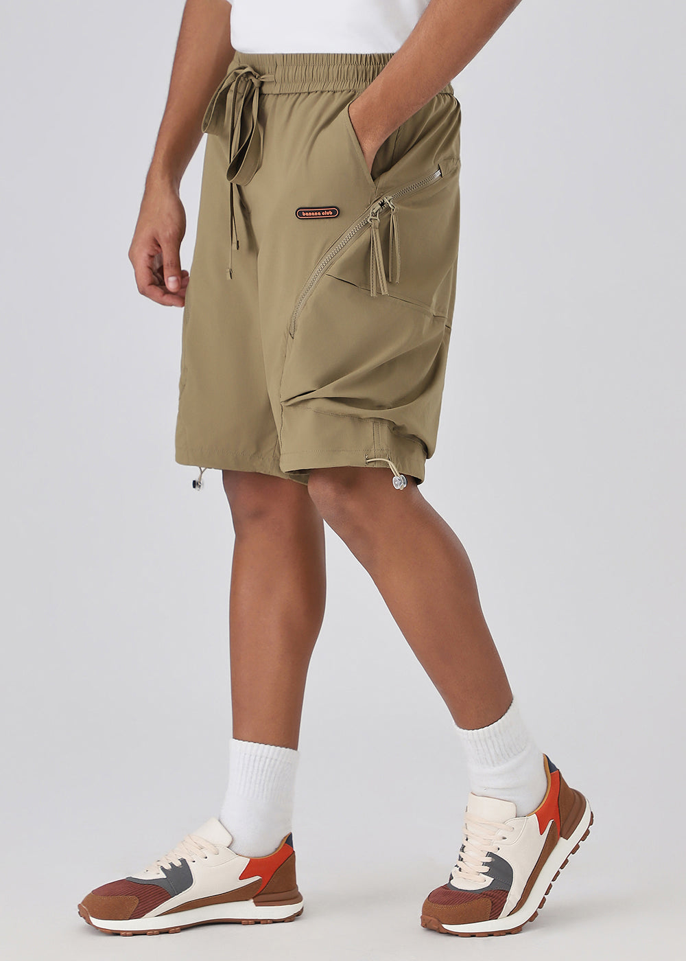 Khaki Cargo Shorts