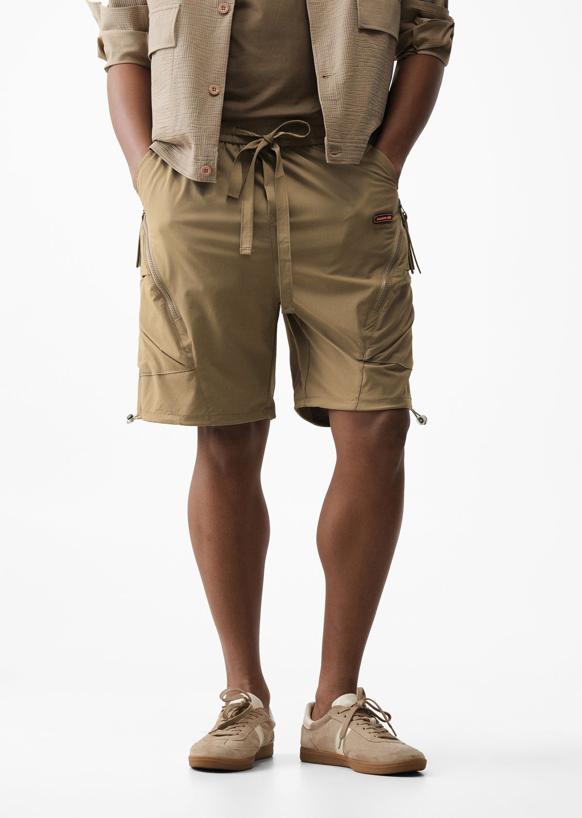 Khaki Cargo Shorts