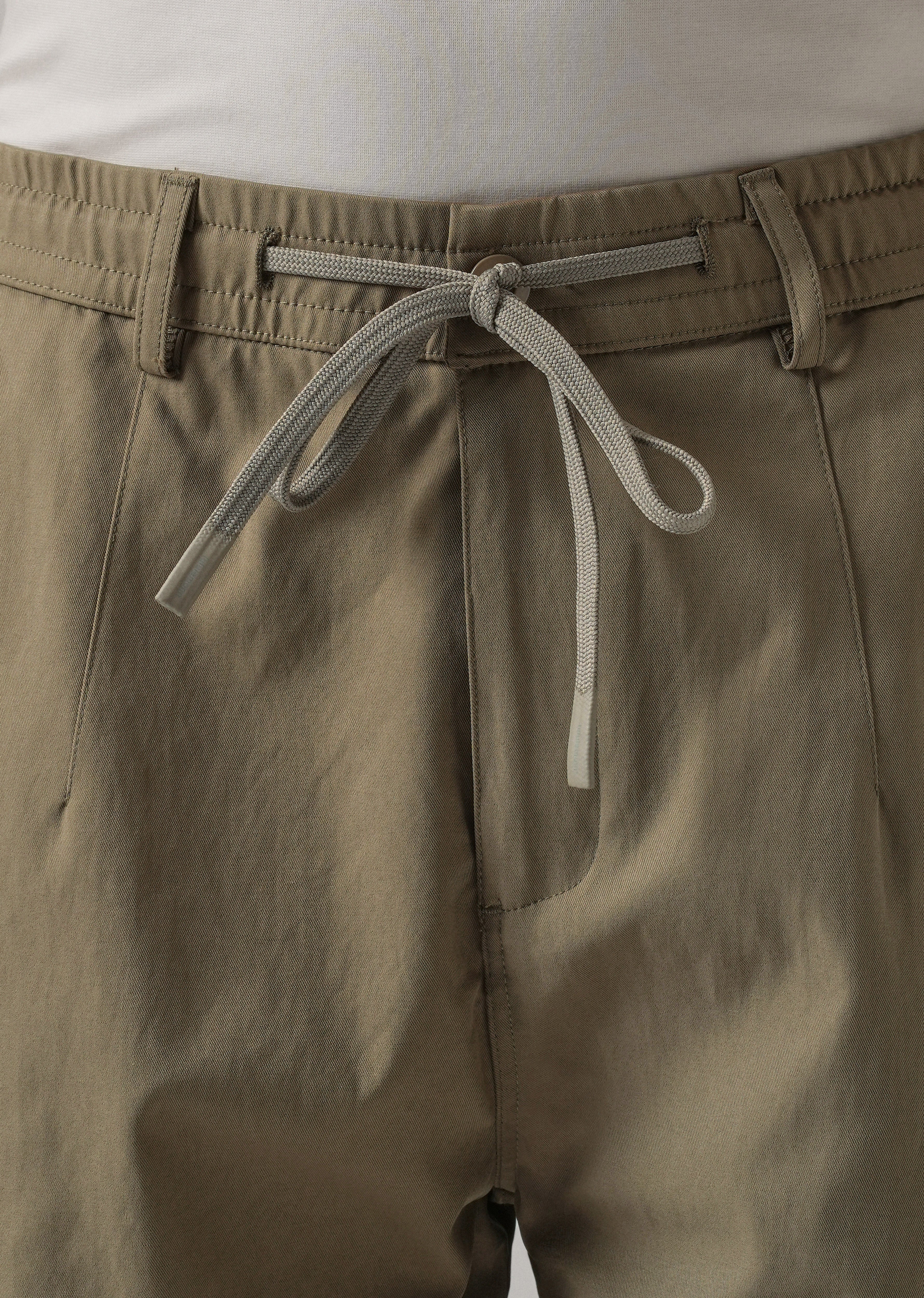 Taupe Stone Wash Cargo Pants