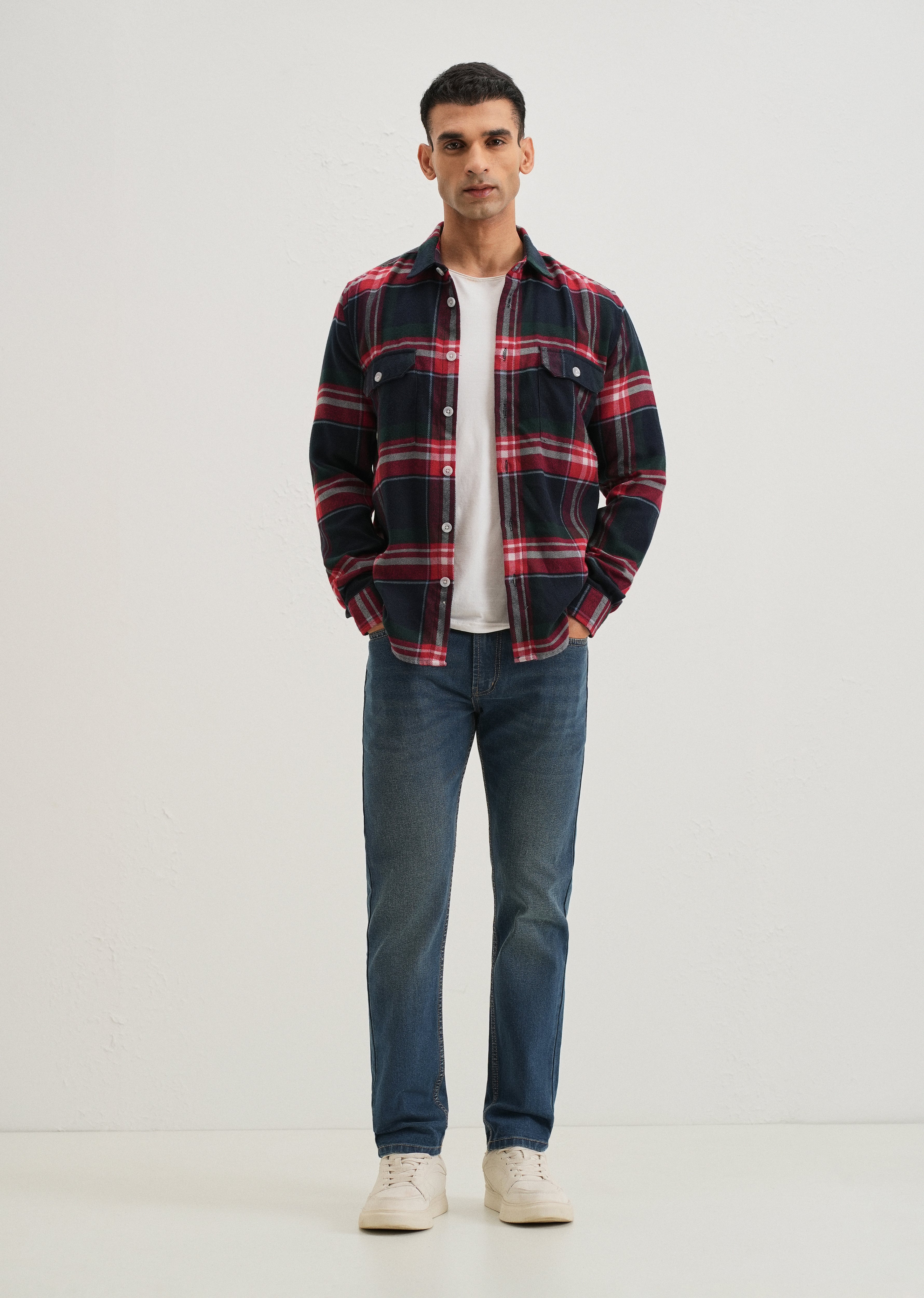 Teal Blue Slim fit Jeans