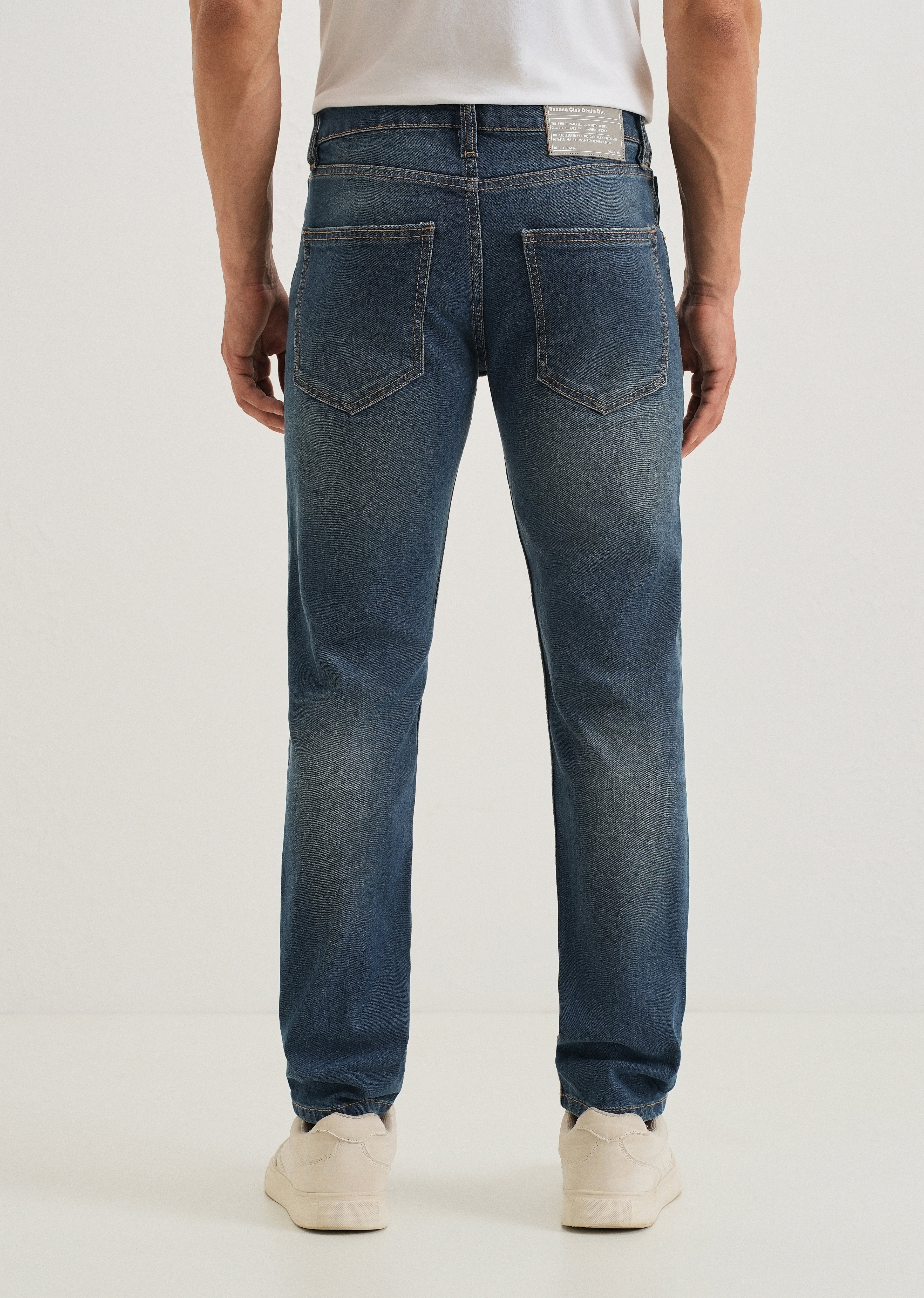 Teal Blue Slim fit Jeans