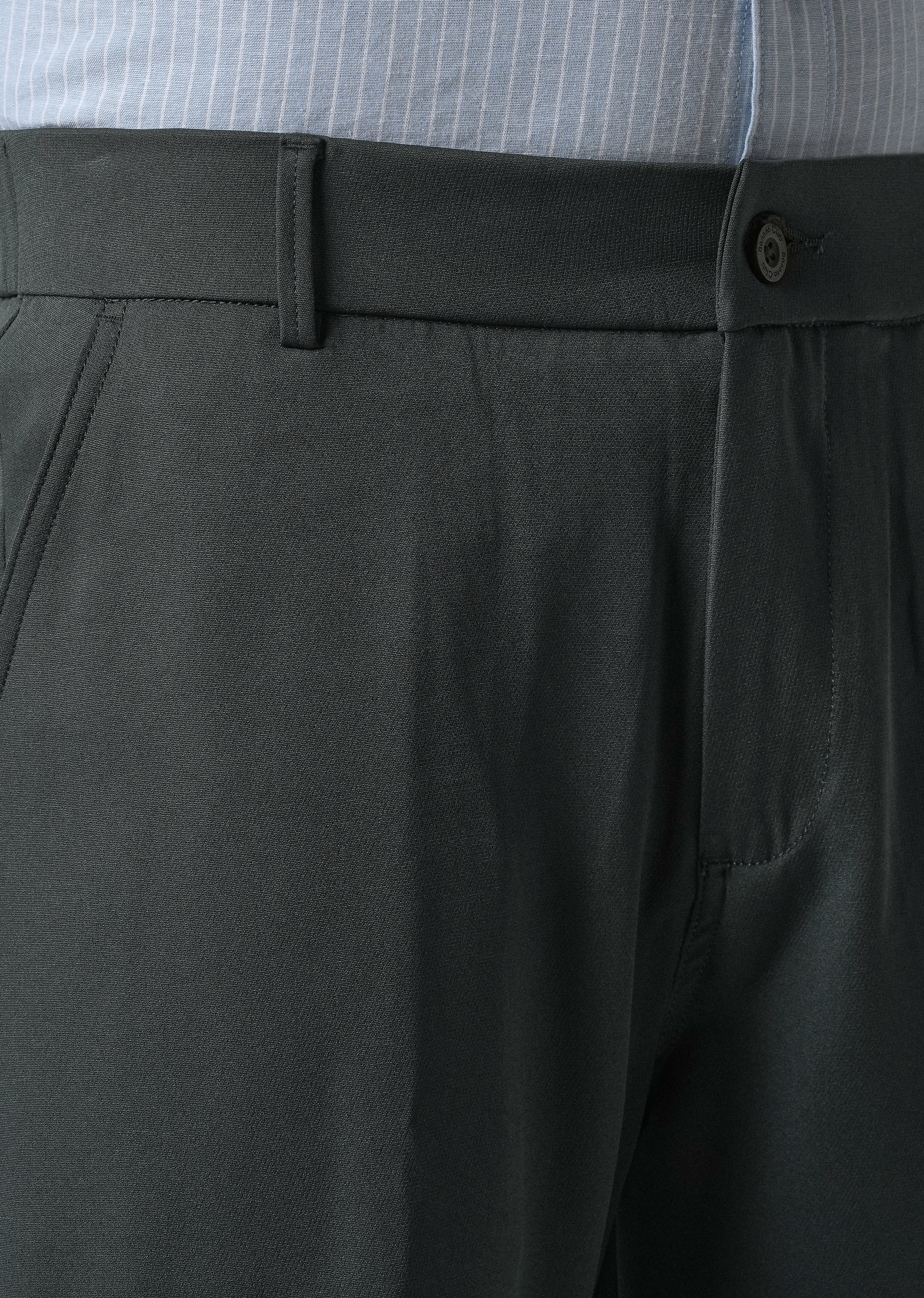 Teal Green Relaxed Fit Trousers